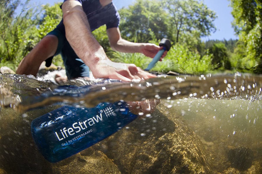 Lifestraw Go Tritan Renew Travel Water Filter Bottle