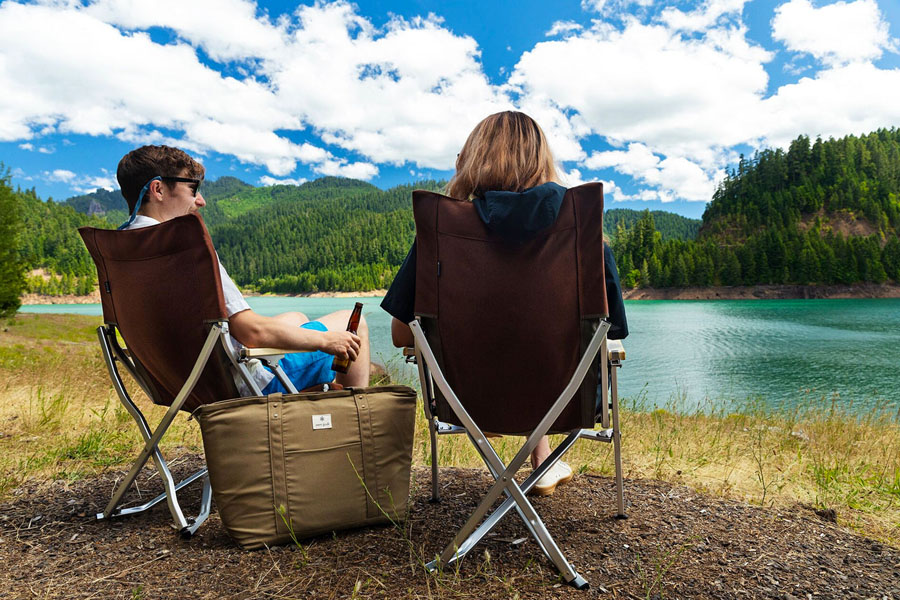Snow Peak Low Beach Chair Deluxe Outdoor Chair