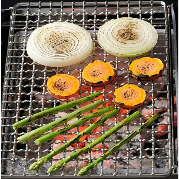 Snow Peak Grill Stainless Half Pro Firepit Accessory