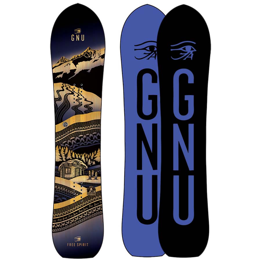 GNU Free Spirit Women's All Mountain/Freeride Snowboard