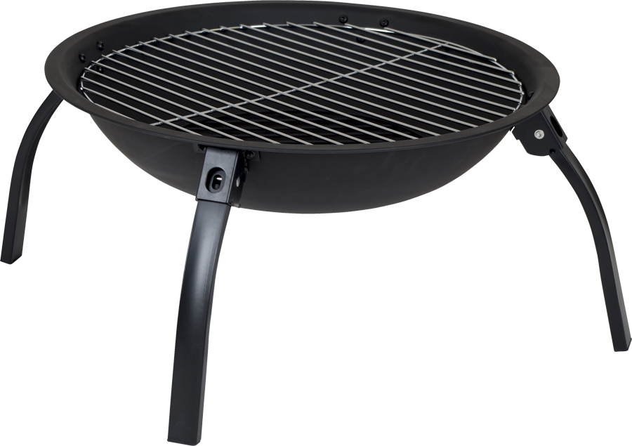 Bo-Camp Harrow Urban Outdoor Firebowl Camping Firepit & Grill