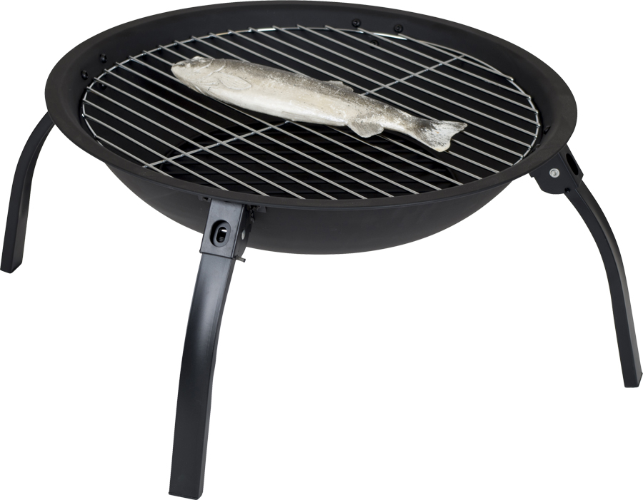 Bo-Camp Harrow Urban Outdoor Firebowl Camping Firepit & Grill