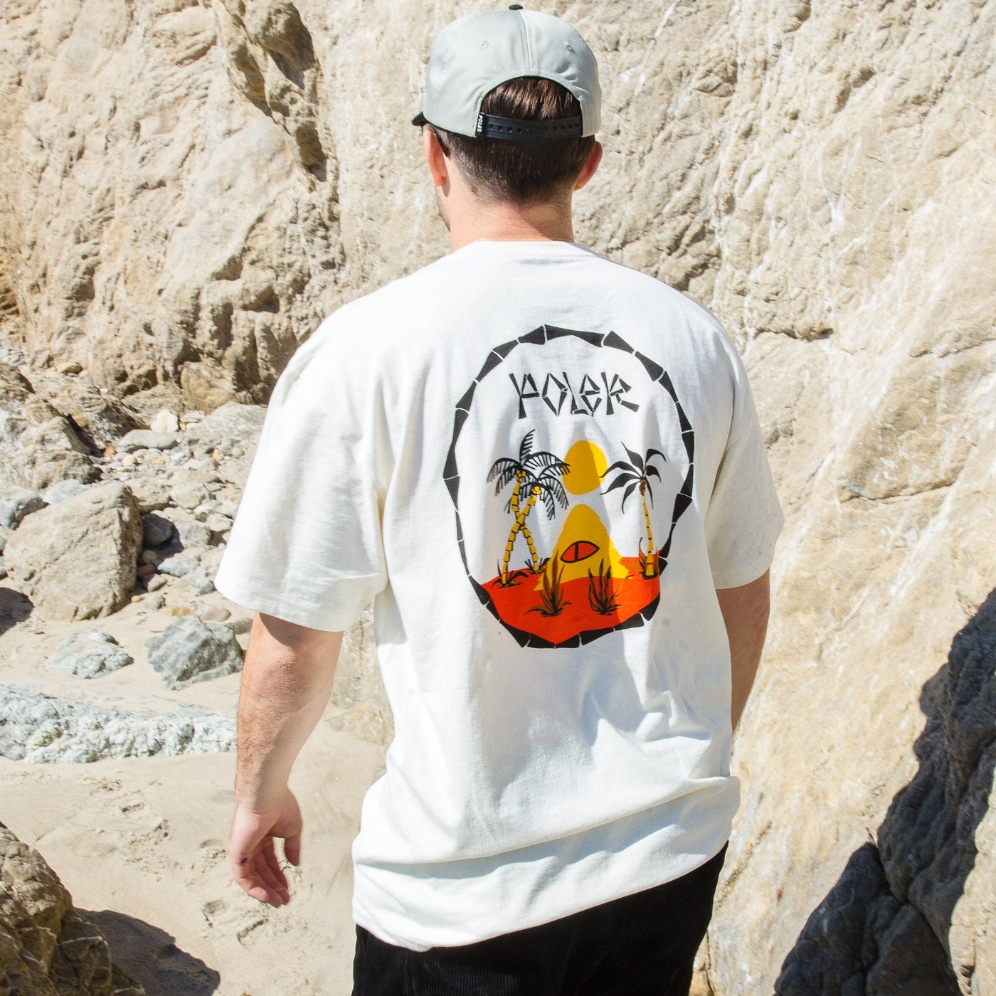 Poler Trader Rick Tee Men's Short Sleeve Cotton T-Shirt