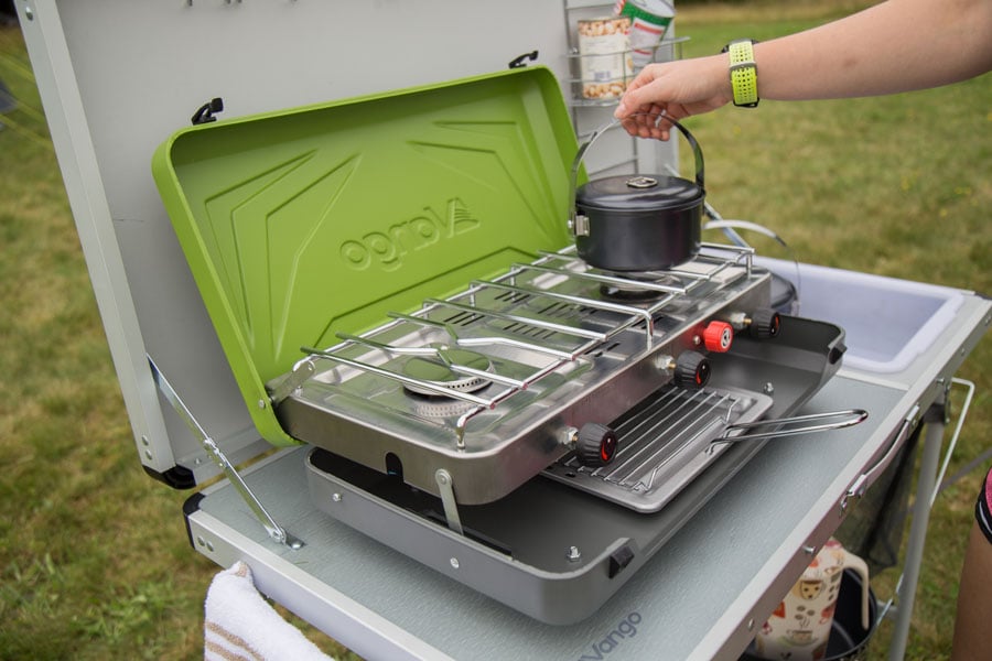 Vango Combi IR Grill Cooker Portable Camping Stove