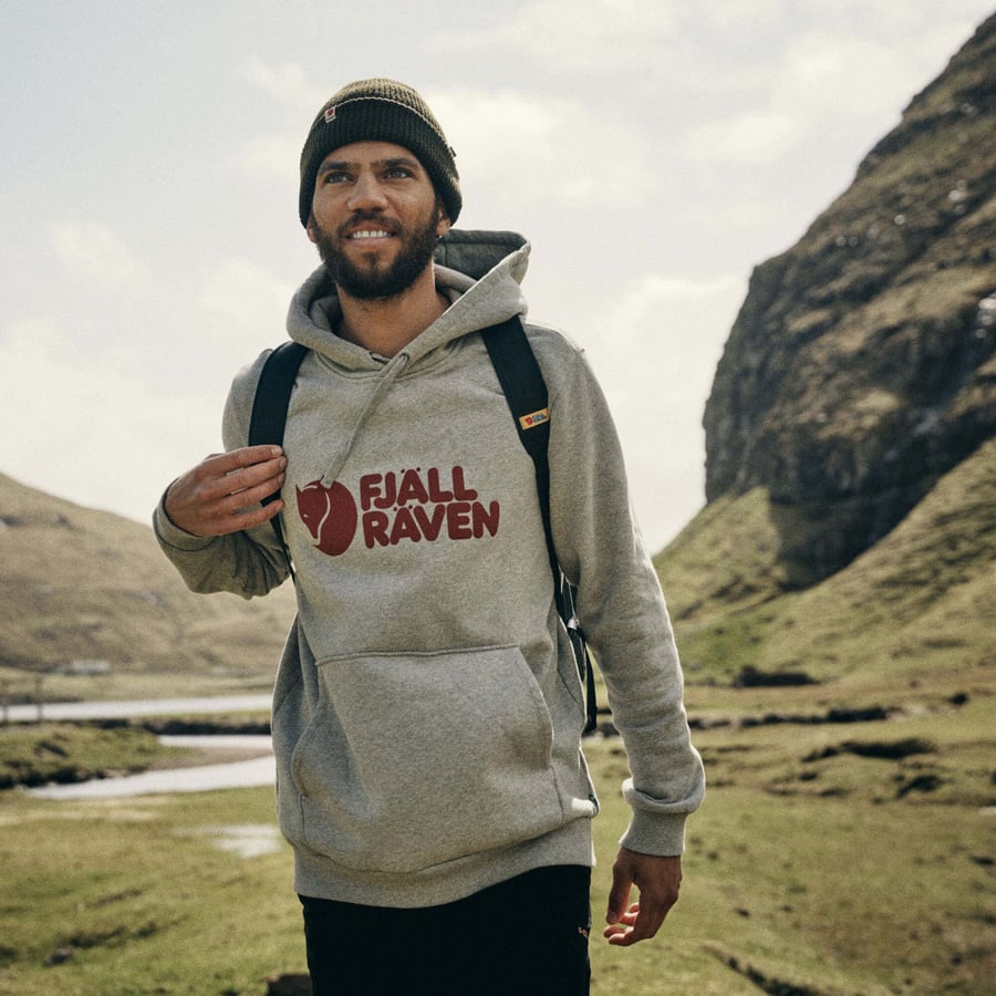 Fjallraven Logo Pullover Hoodie