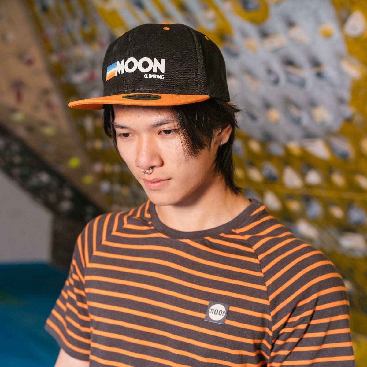 Moon Striped TTS Men's Rock Climbing T-shirt