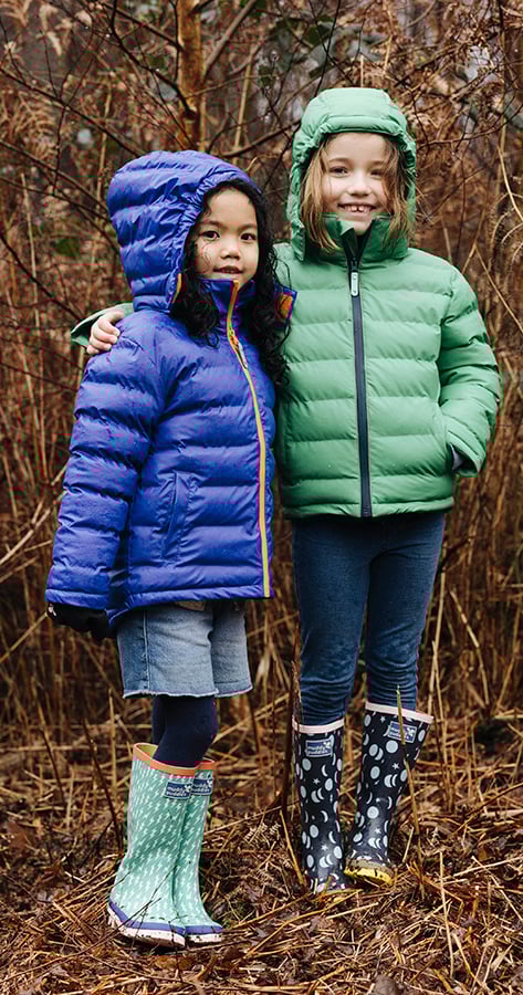 Muddy Puddles Waterproof Puffer Kids' Insulated Jacket