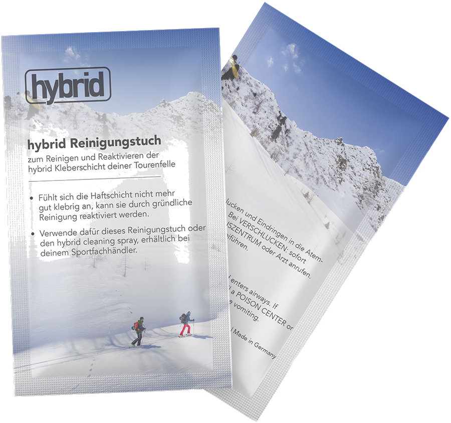Contour Hybrid Ski Touring Skins Cleaning Wipes