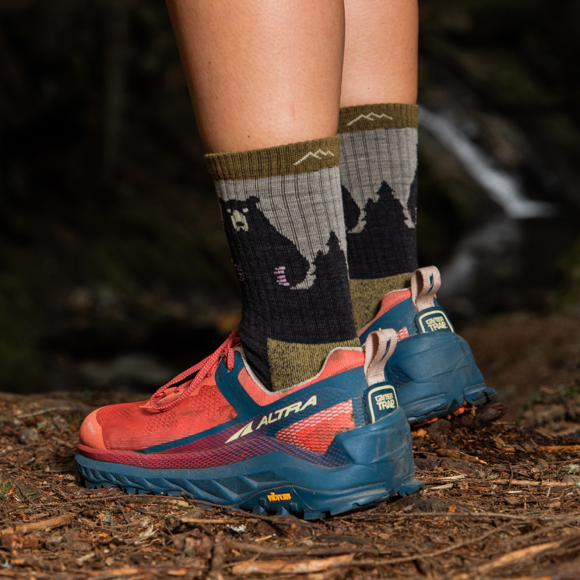 Darn Tough Bear Town Micro Crew Women's Hiking Socks