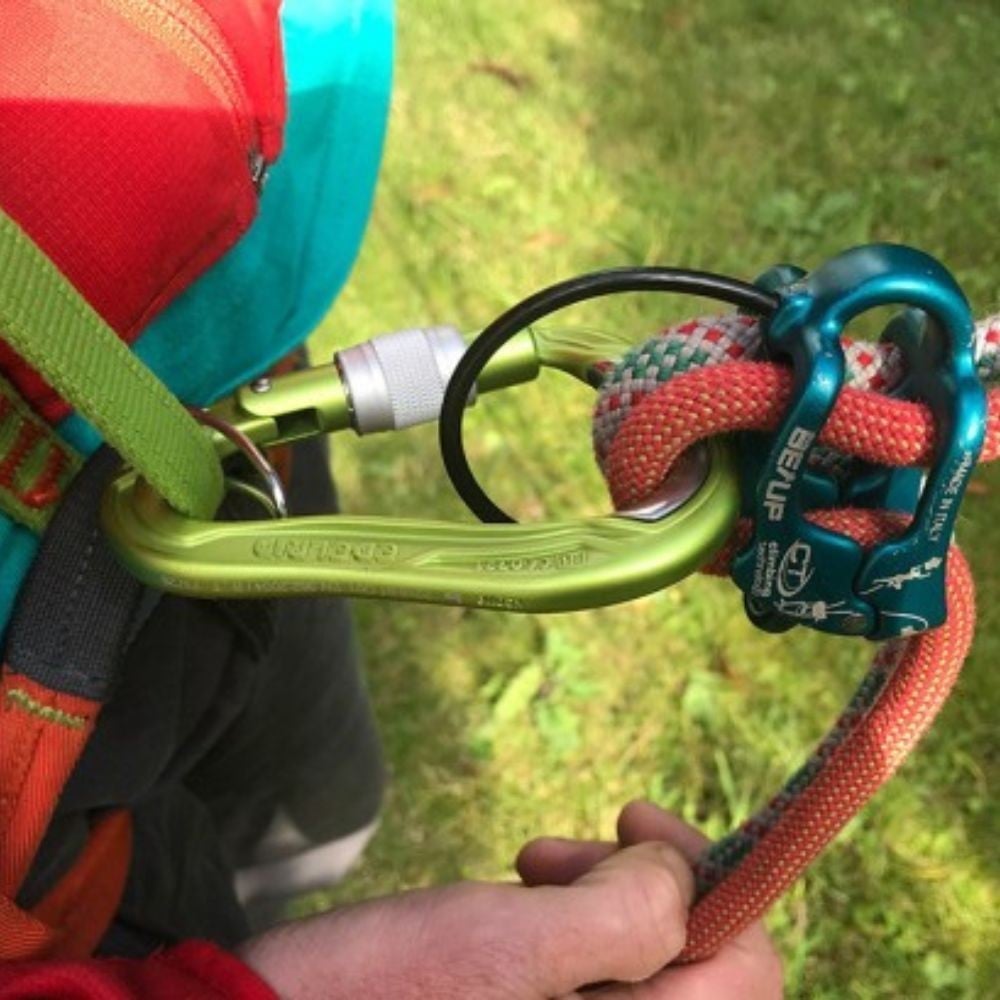 Edelrid HMS Bullet Screw Rock Climbing Carabiner