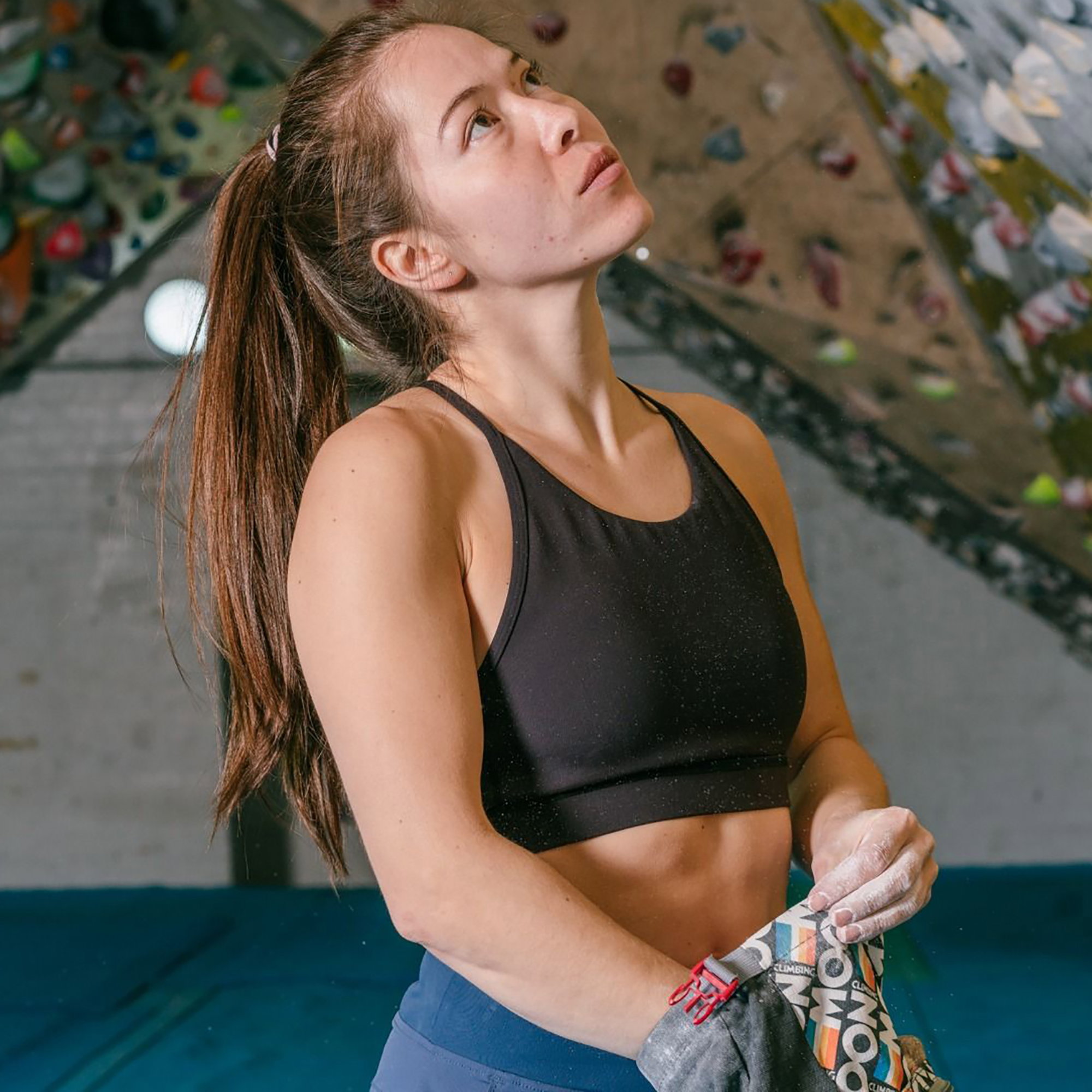 Moon Sigma Women's Climbing Sports Bra Top