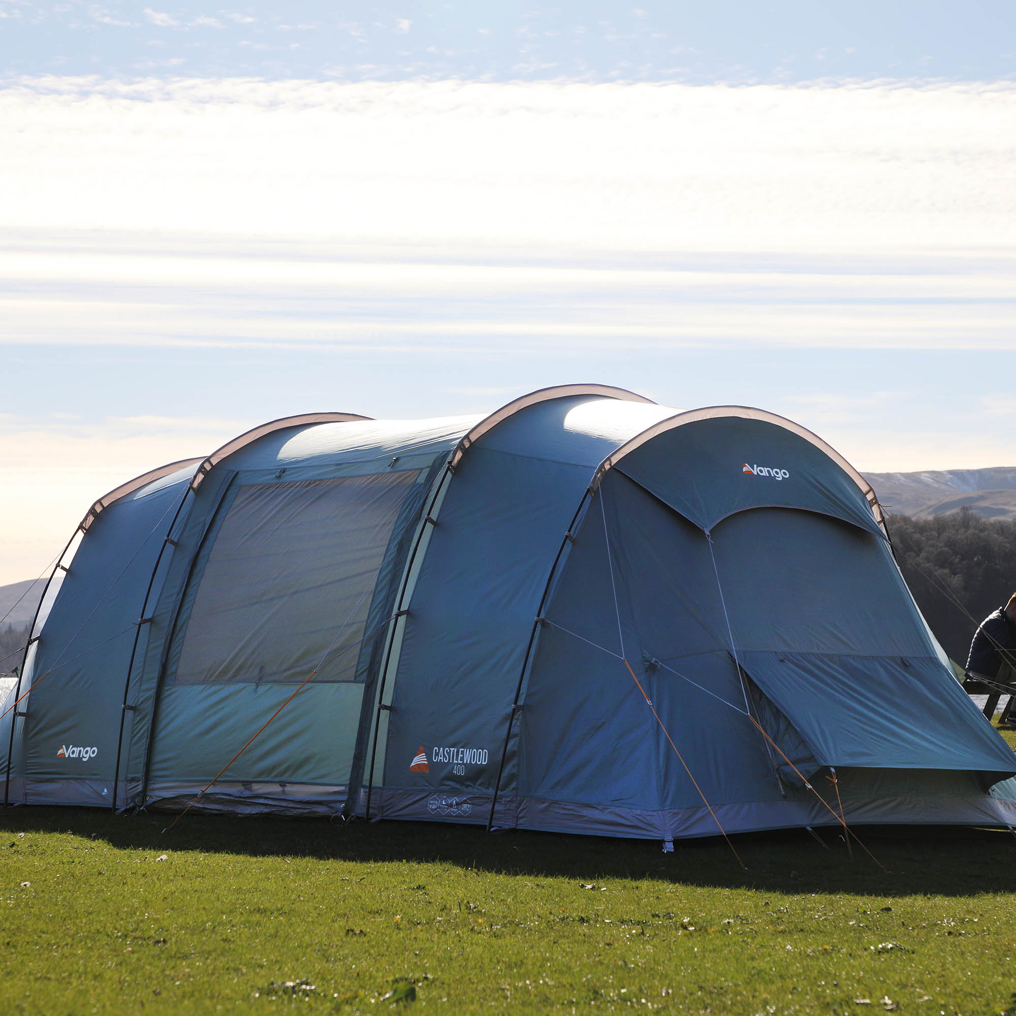 Vango Castlewood 400 Package Family Camping Tent & Footprint