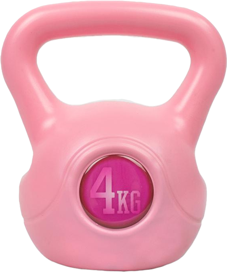 Phoenix Fitness Pink 4KG Kettlebell Exercise Weight
