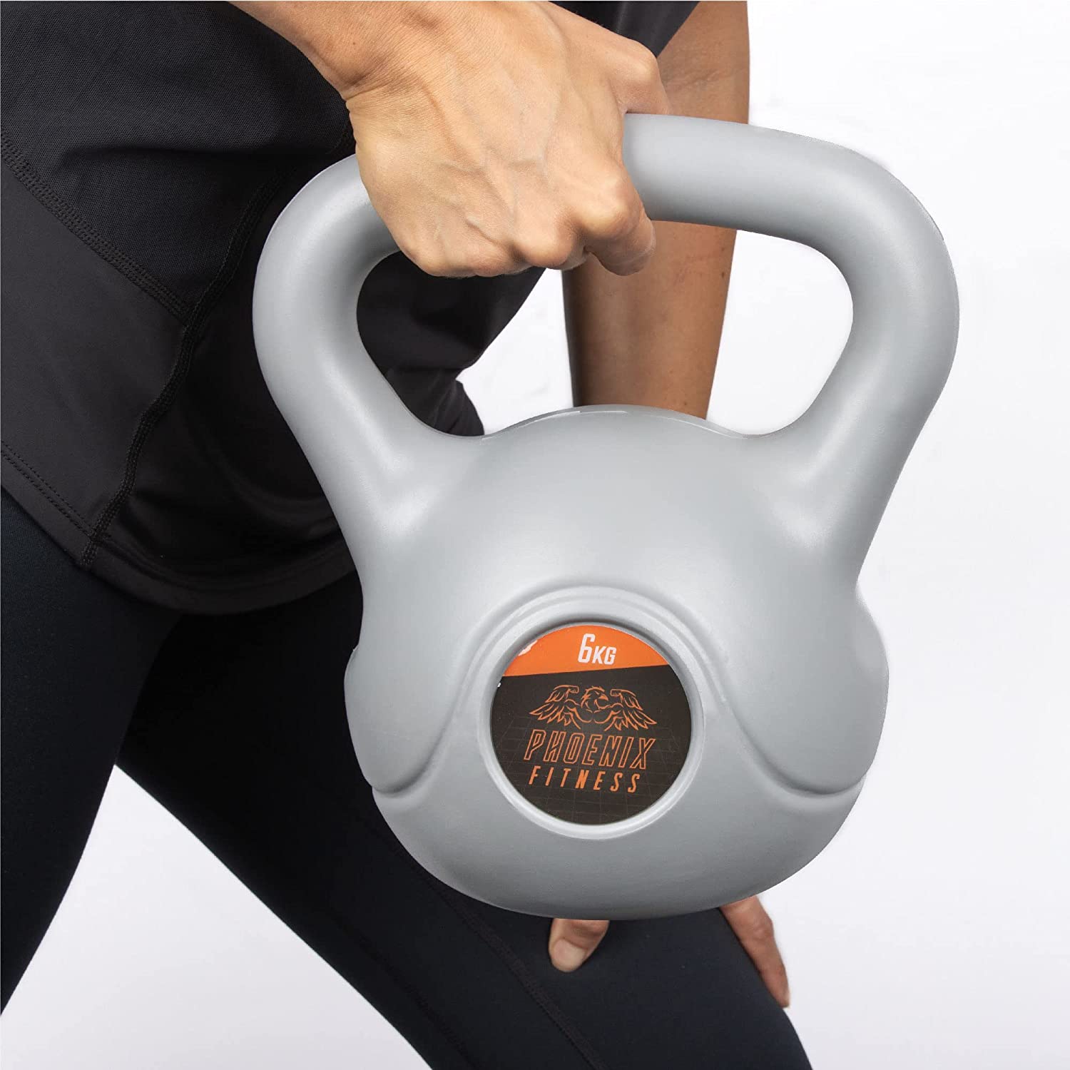 Phoenix Fitness Vinyl 6KG Kettlebell Exercise Weight