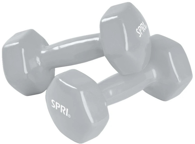 SPRI Deluxe Vinyl 1.8KG Dumbbells/Weights
