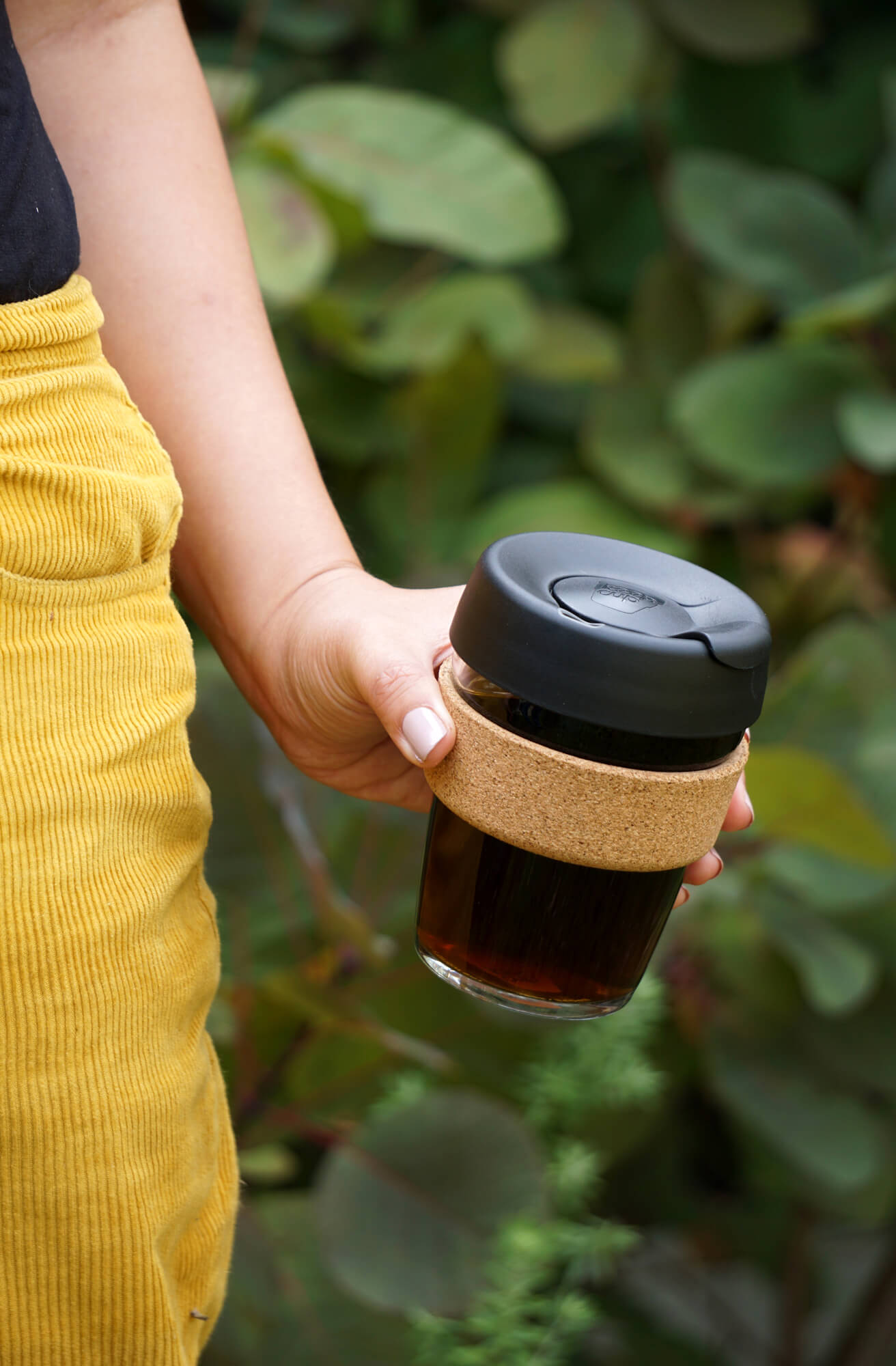 KeepCup Brew Cork Glass 340ml Reusable Tea/Coffee Cup