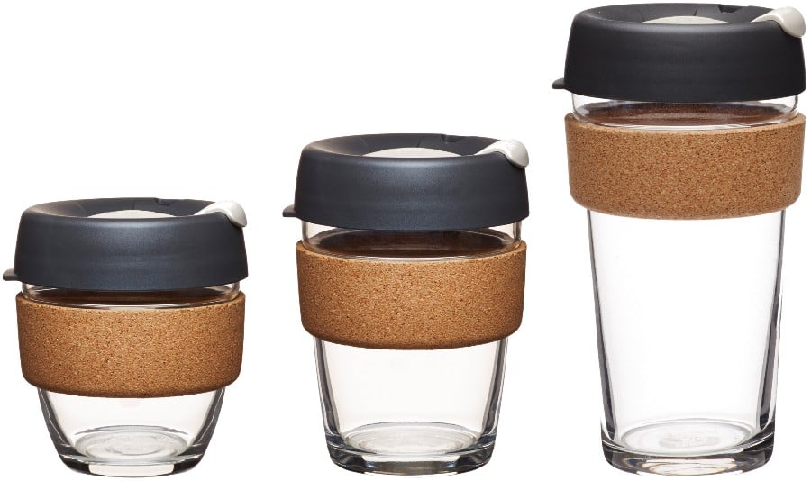 KeepCup Brew Cork Glass 340ml Reusable Tea/Coffee Cup