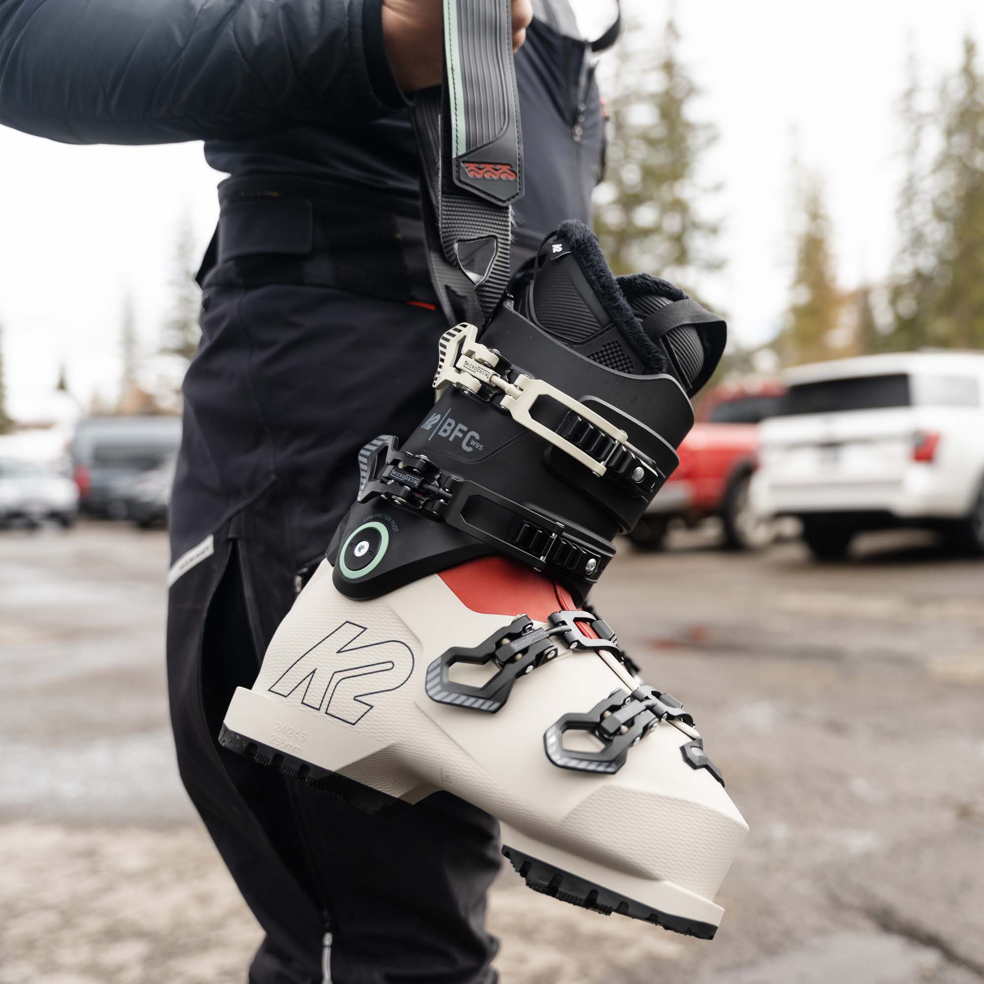 k2 bfc 95 women's ski boots 2024 W Heat - 2023 without compromising the power transmission and release function between the boot and binding when skiing K2 BFC 95 BOA Womens