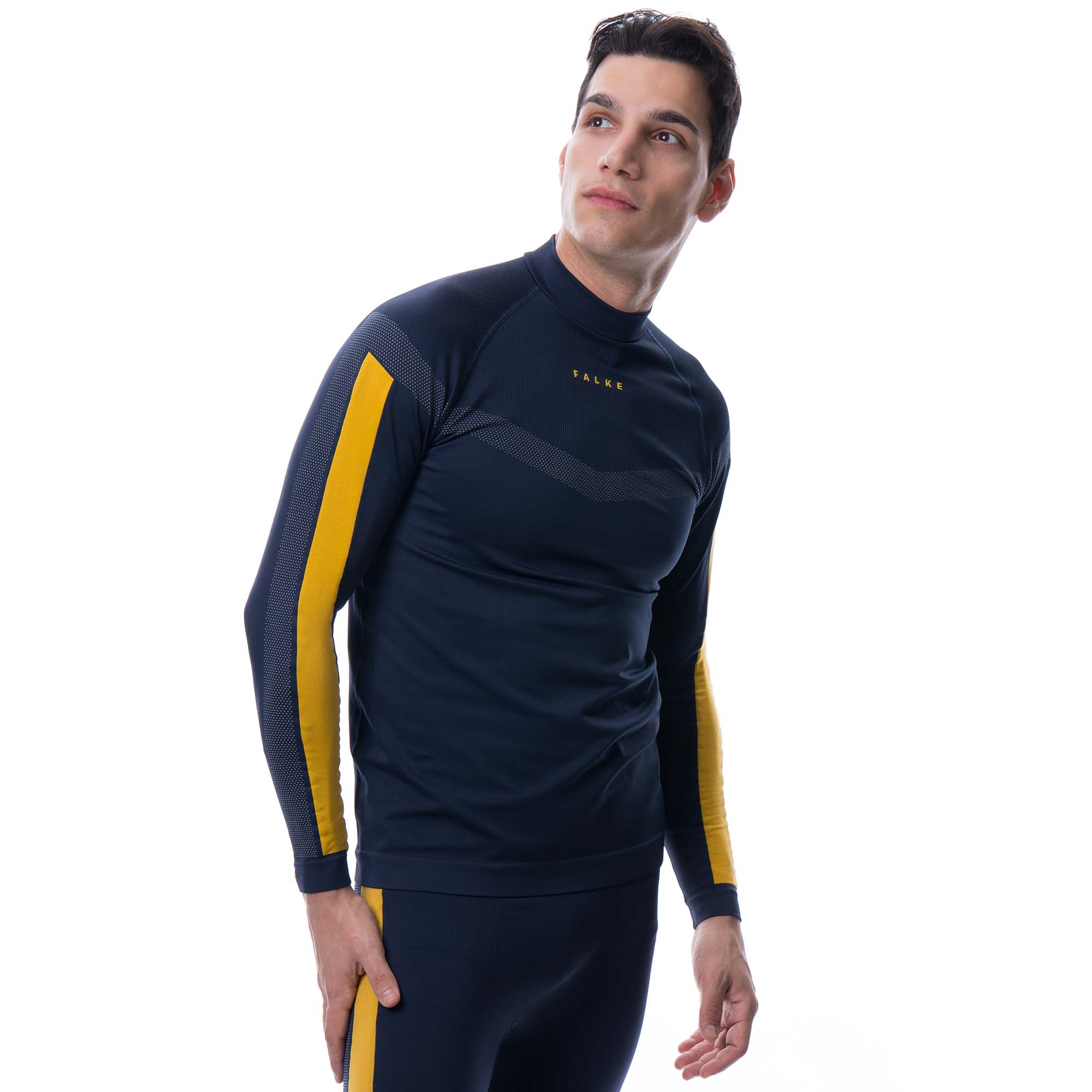 Falke Men's MW Long-Sleeved Trend Base Layer Top