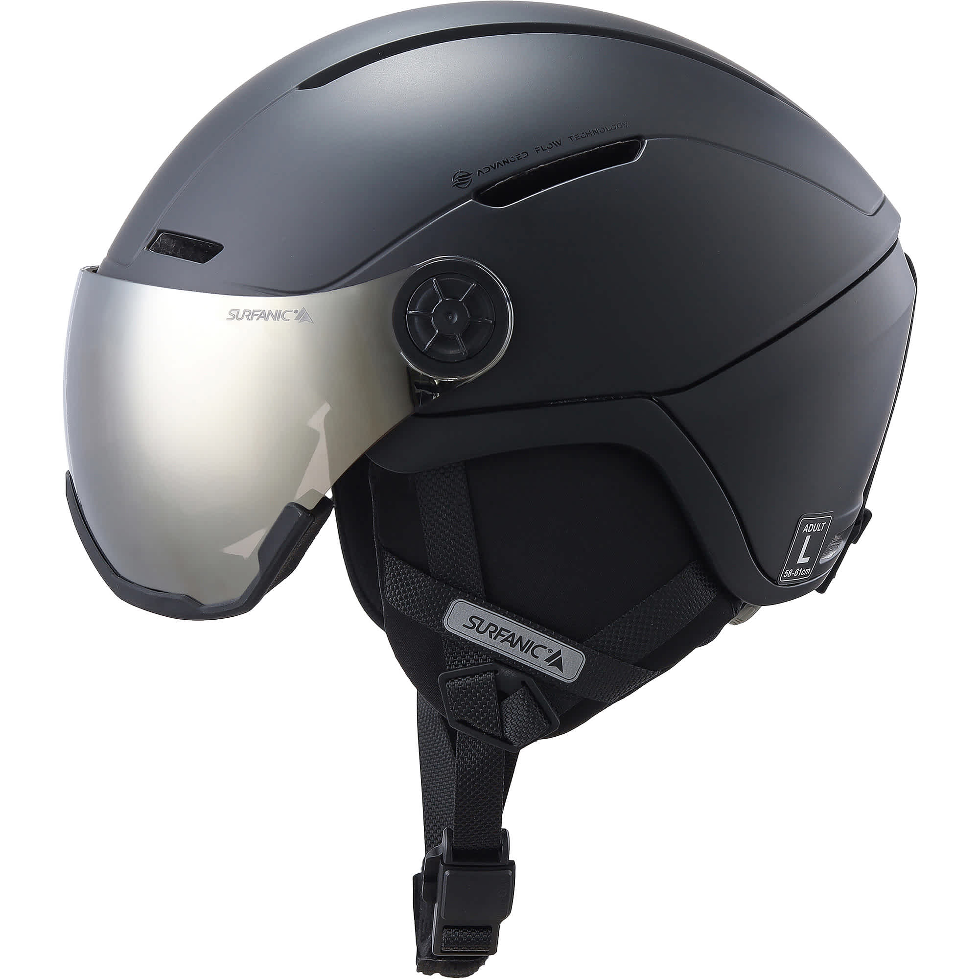 Surfanic Halo Visor Ski and Snowboard Helmet