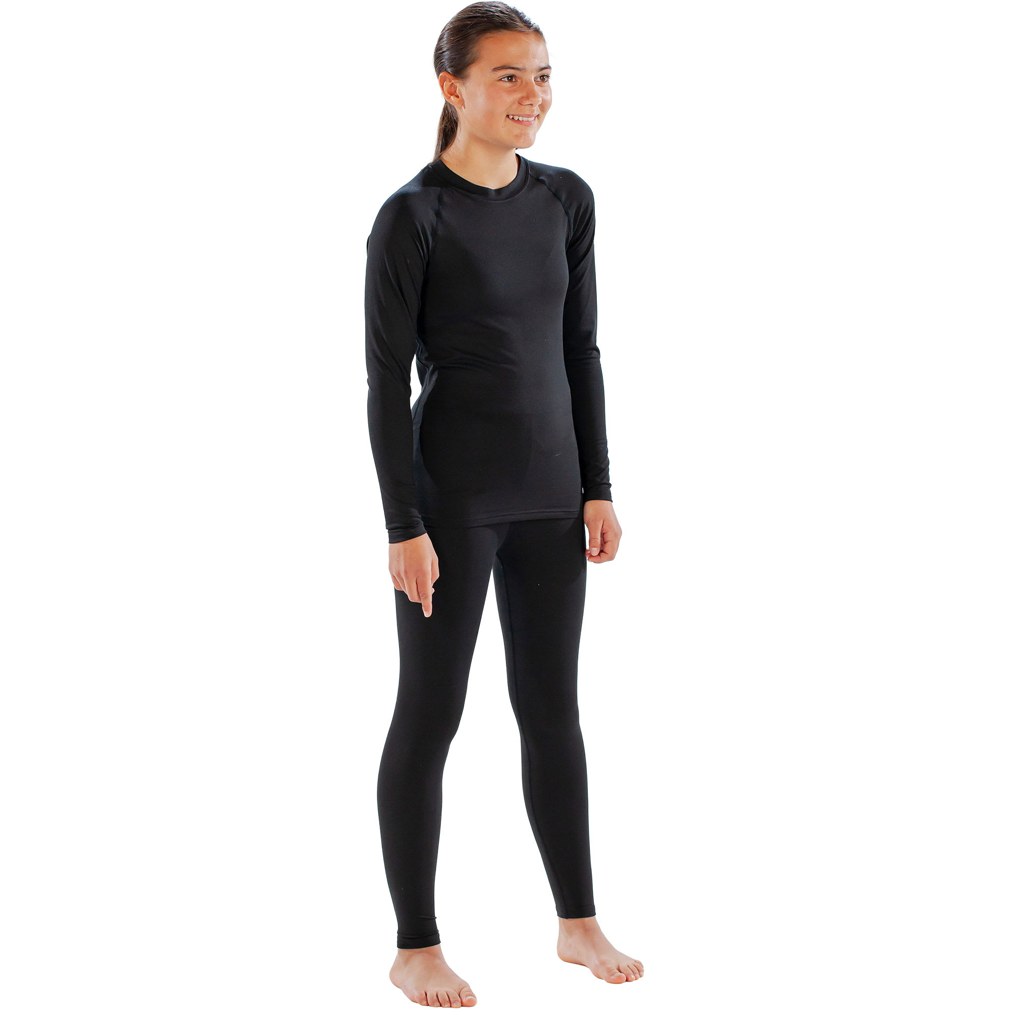 Surfanic Cozy Crewneck Kids' Long Sleeve Base Layer 