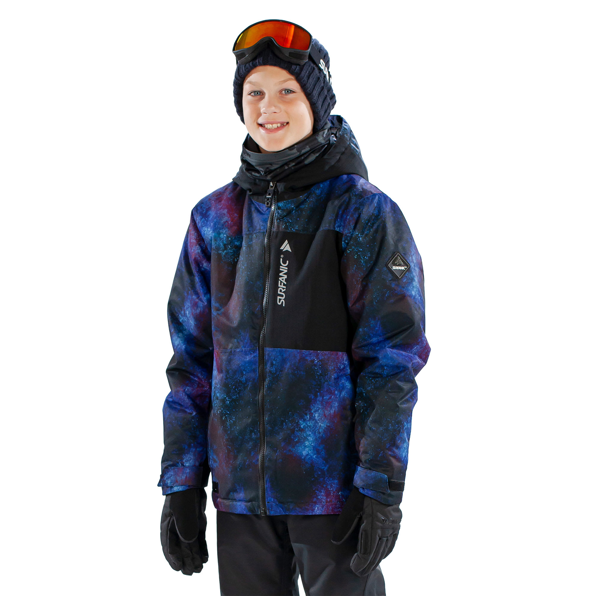 Surfanic Misfit Space Boys' Insulated Ski/Snowboard Jacket