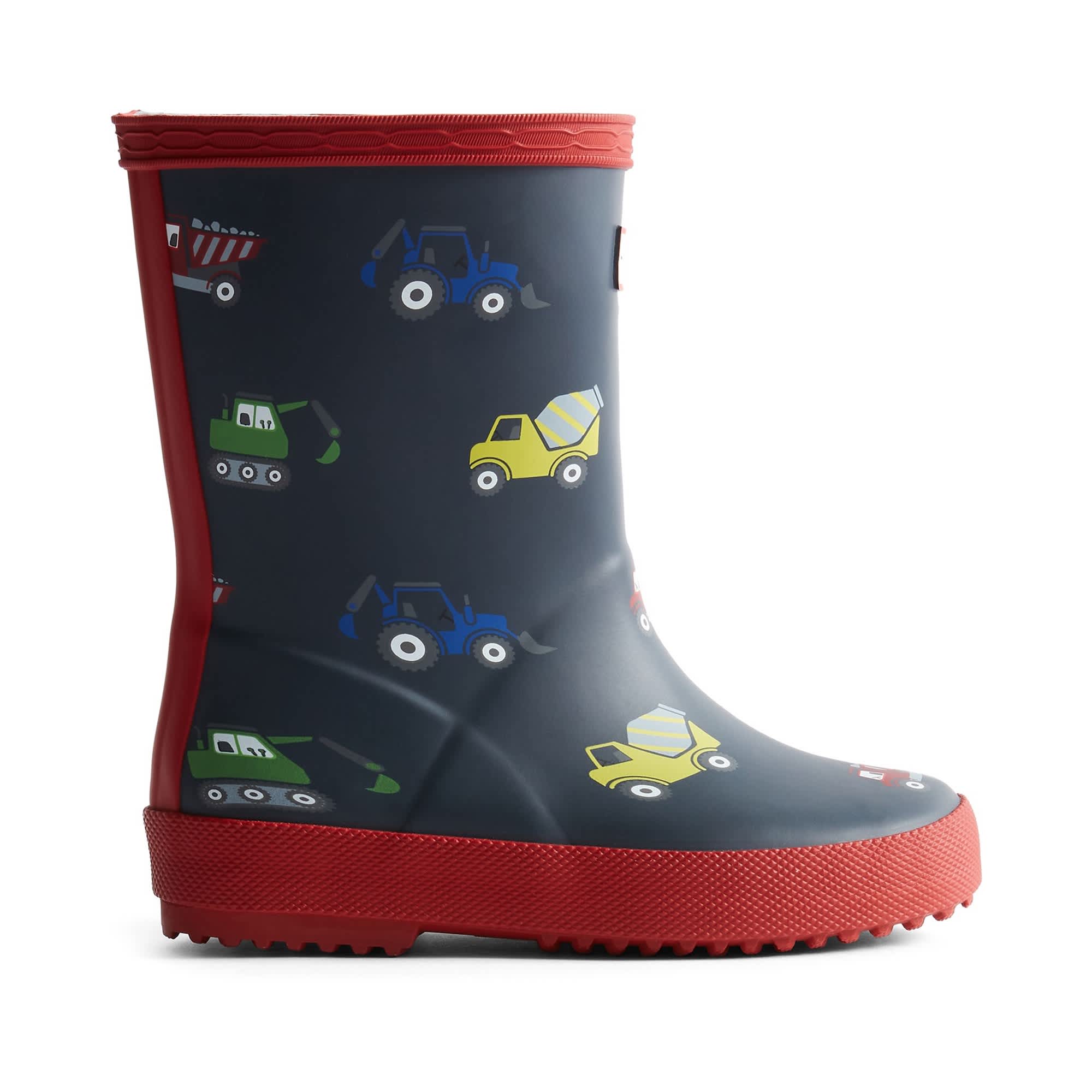 Hunter Kids First Construction Print Boot
