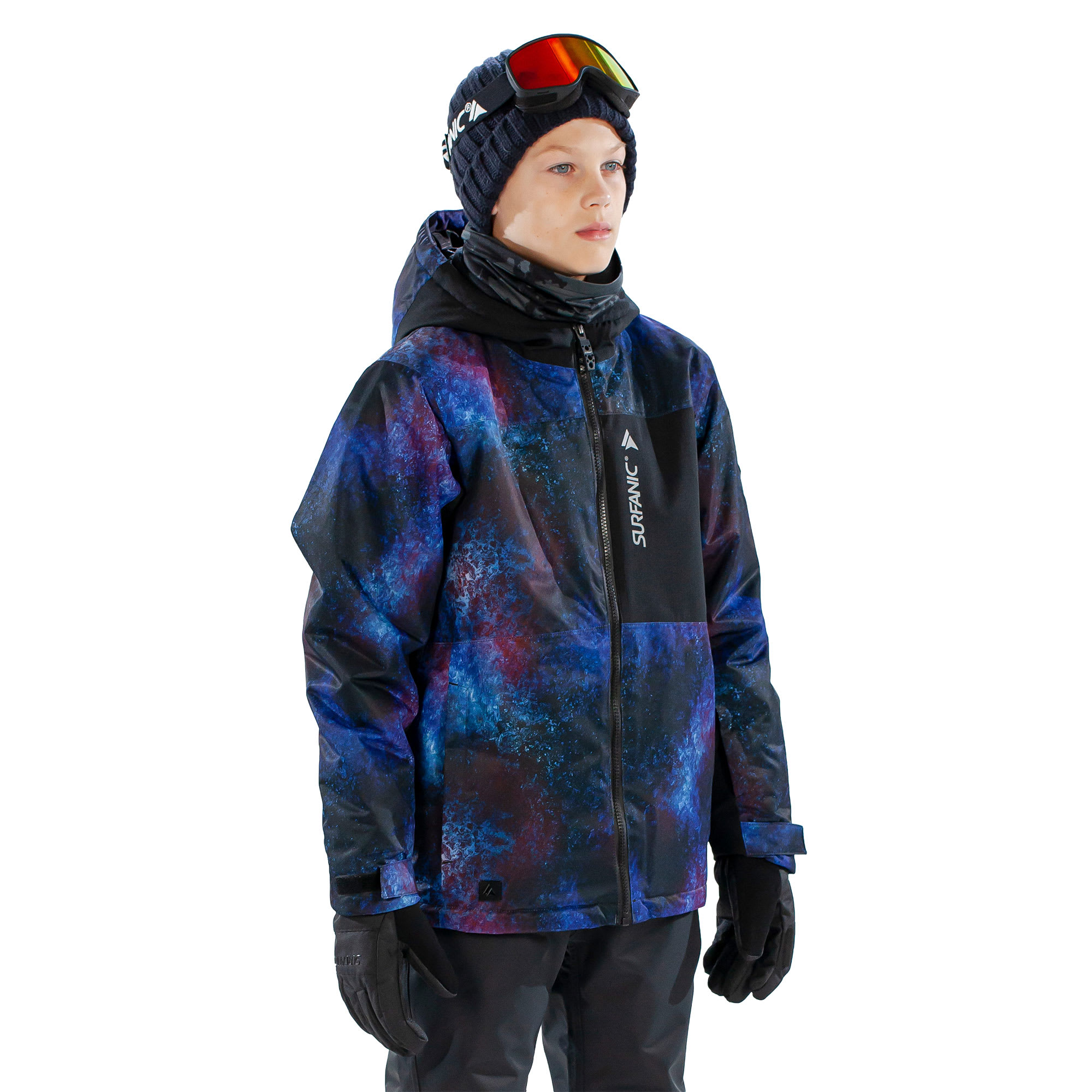 Surfanic Misfit Space Boys' Insulated Ski/Snowboard Jacket