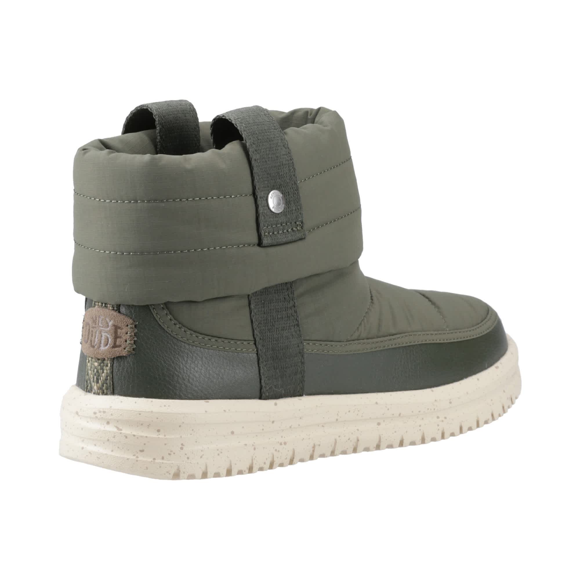 HEYDUDE Women's Camden Cuff Nylon Quilt Boots