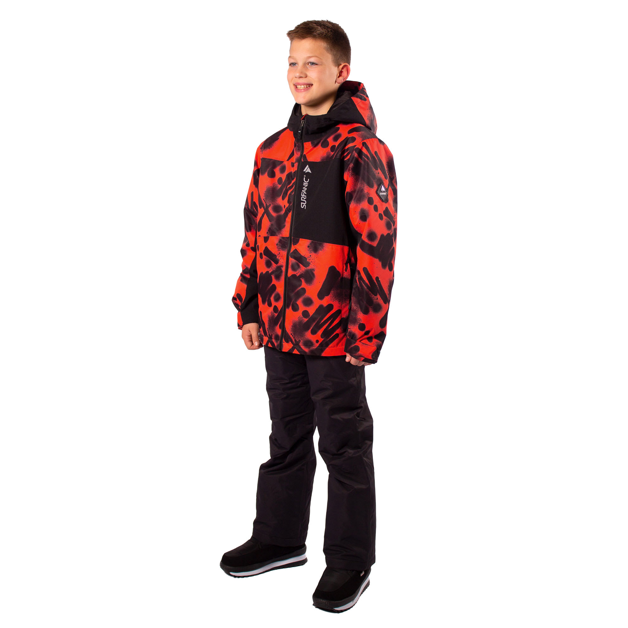 Surfanic Misfit Space Boys' Insulated Ski/Snowboard Jacket