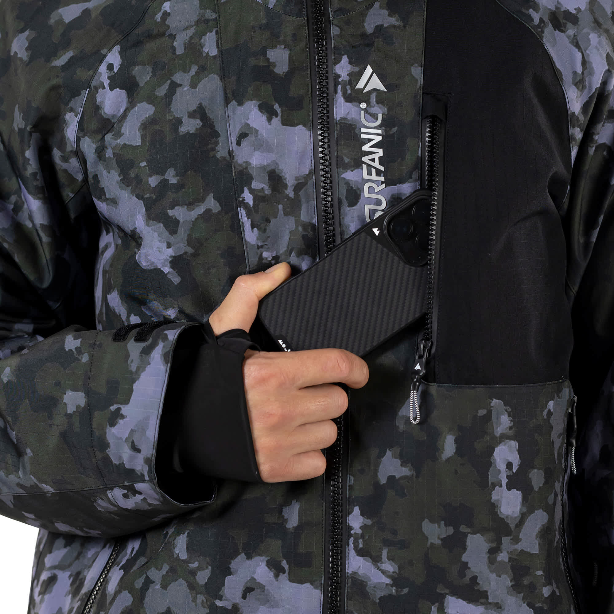 Surfanic Orion 2.0  Camo Mens Ski and Snowboard Jacket