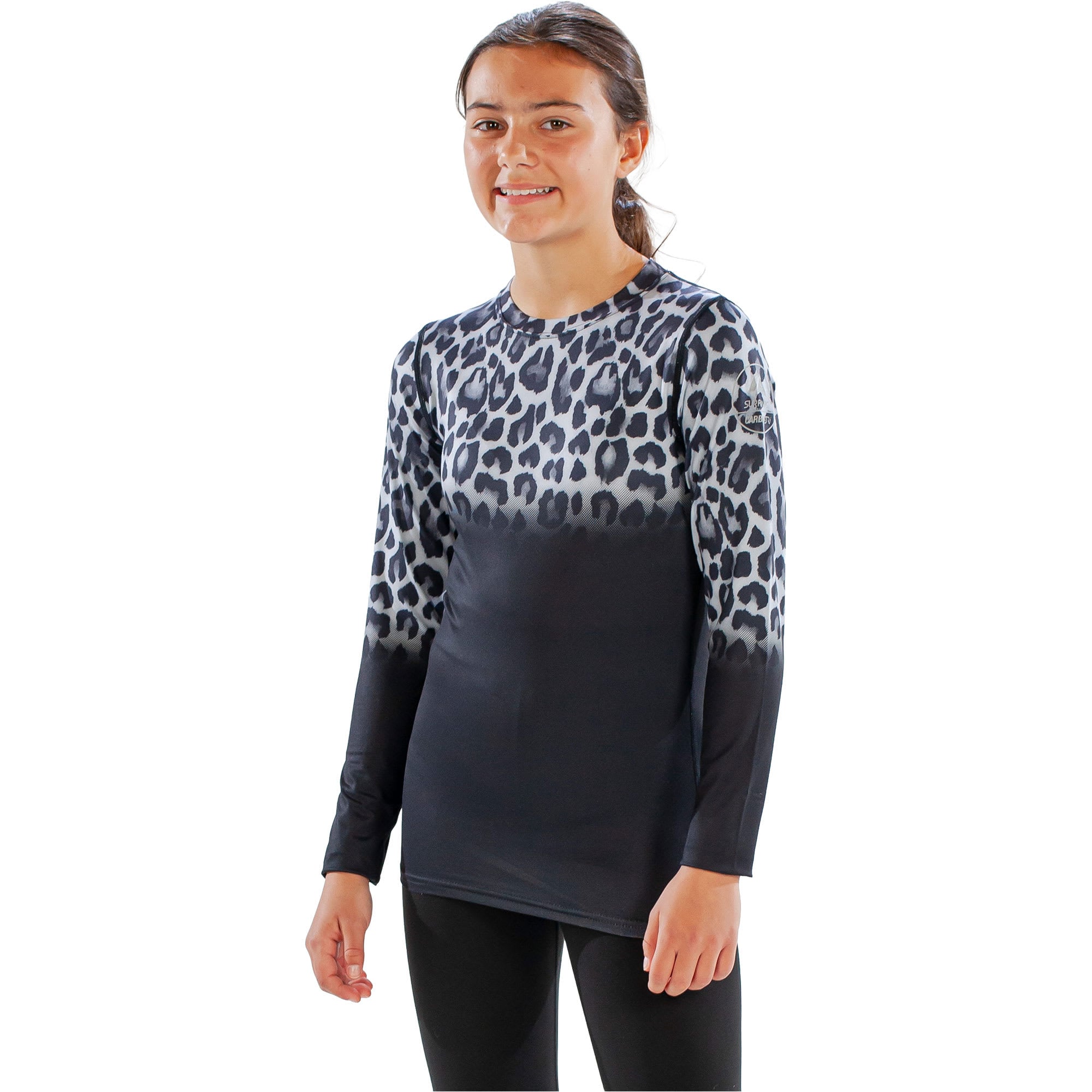 Surfanic Cozy Girls Jag Kids'; Crew Neck Long Sleeve Base Layer 