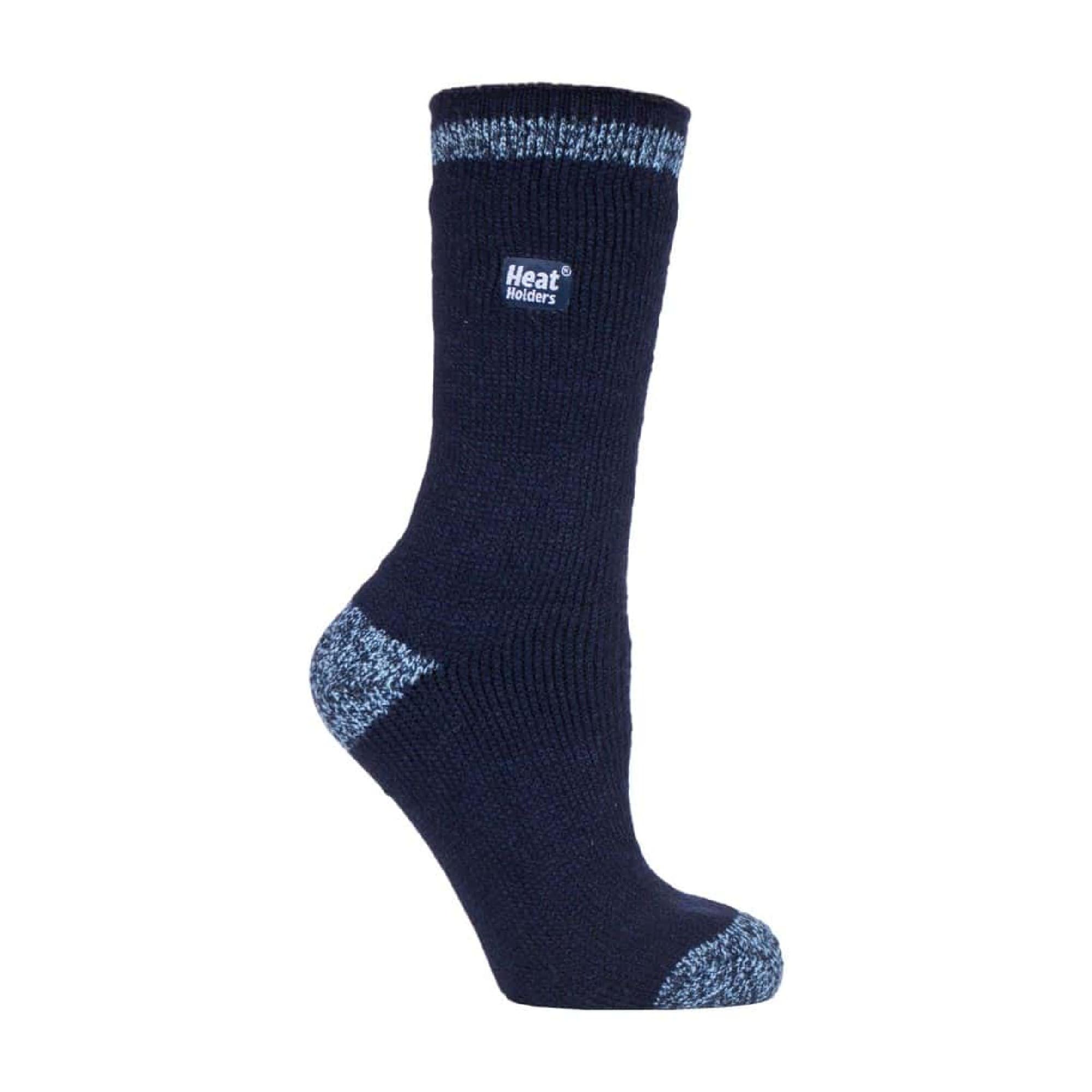 Ladies Twist Patterned Thick Winter Thermal Socks