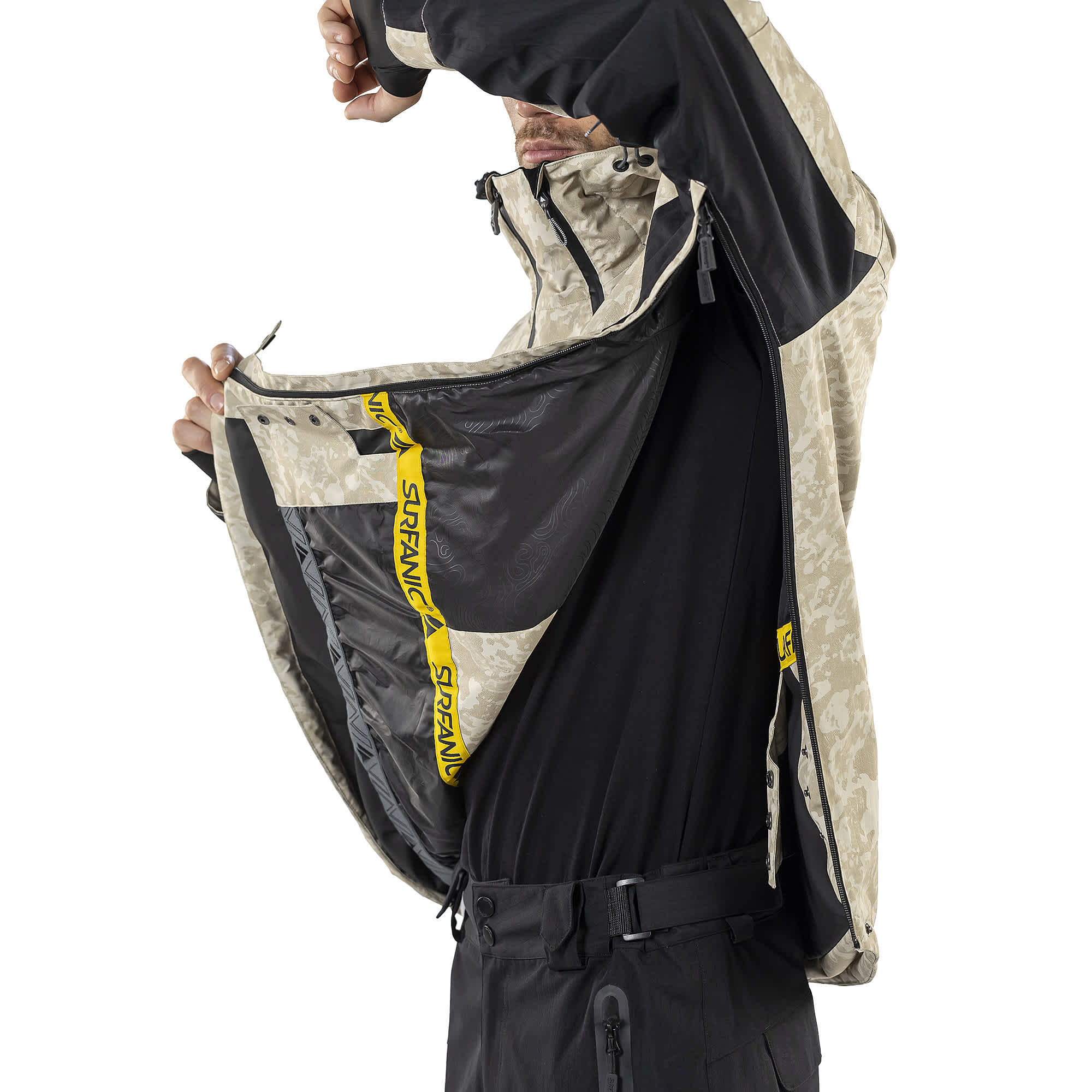 Surfanic Whiteroom Spectrum Hypadri Mens Ski and Snowboard Jacket