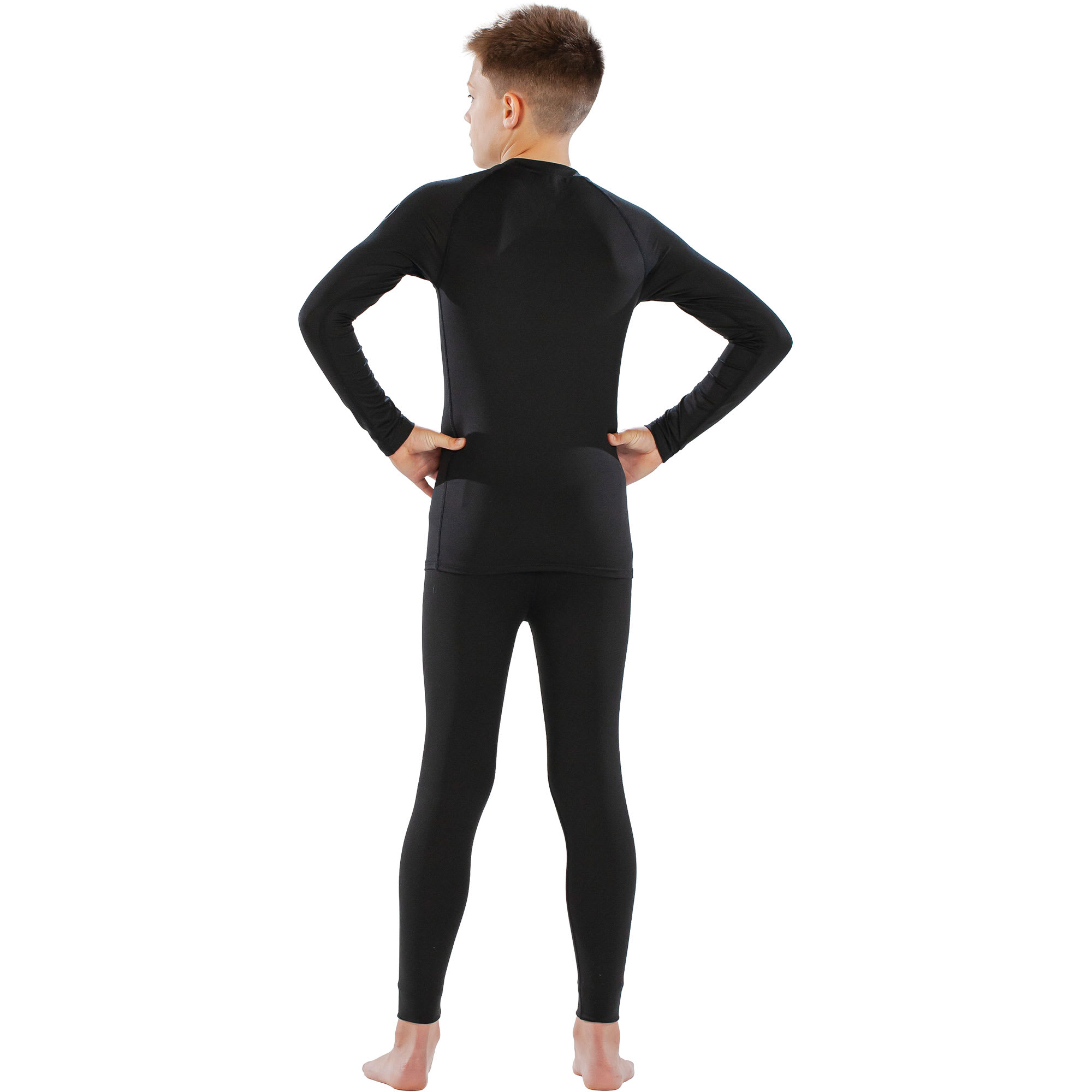 Surfanic Bodyfit Boys Crew Neck Kids'; Crew Neck Long Sleeve Base Layer 