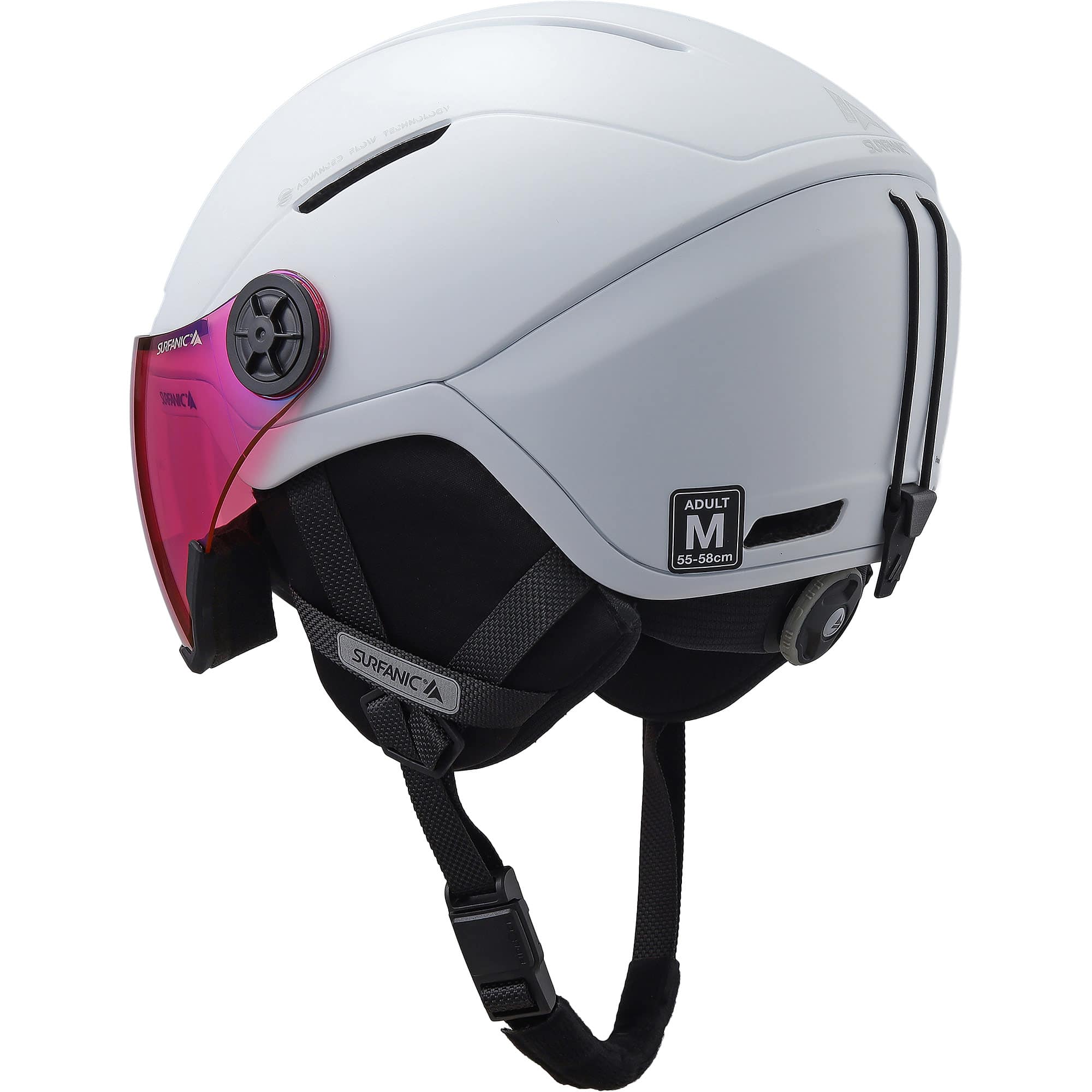Surfanic Halo Visor Ski and Snowboard Helmet