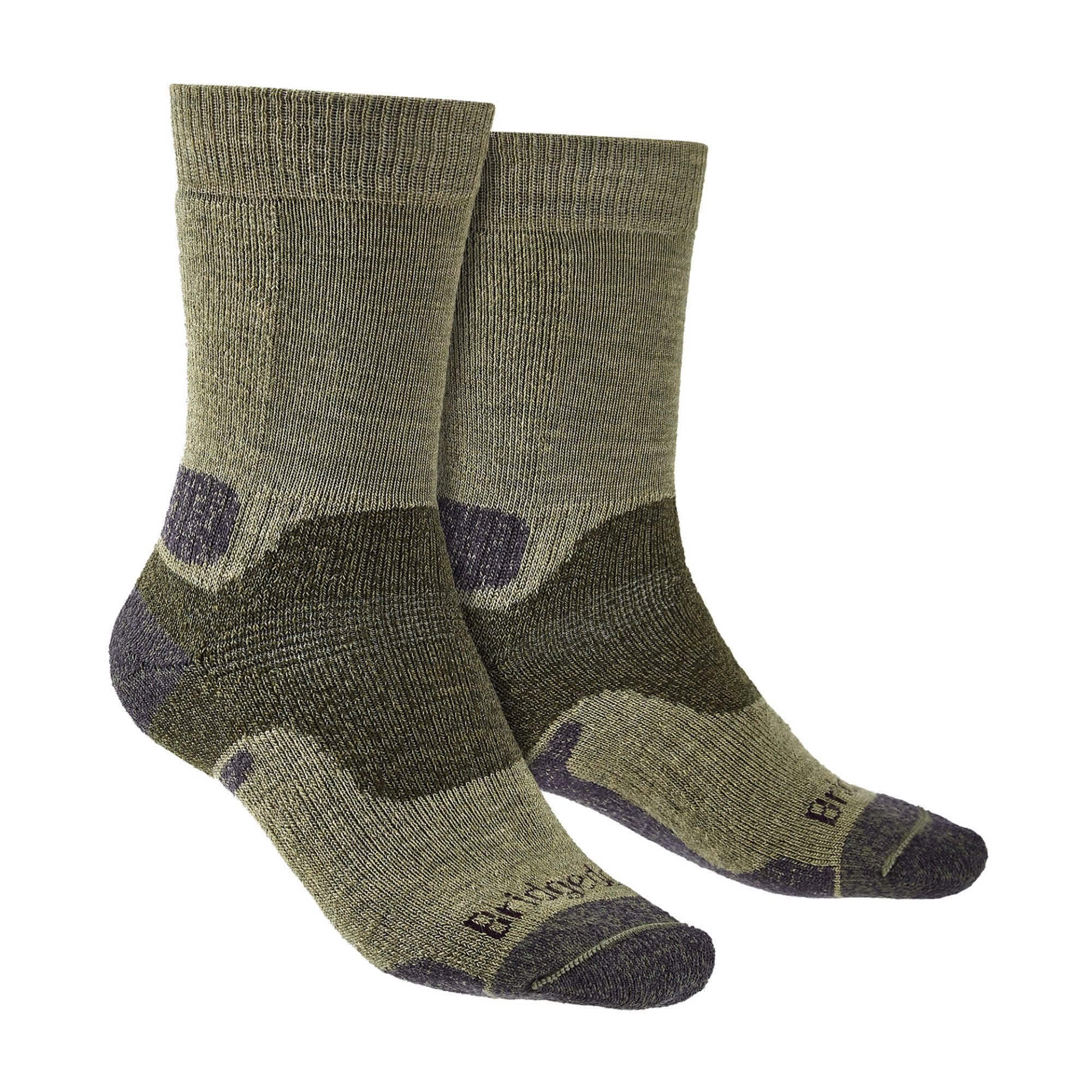 Mens Hiking Midweight Merino Wool Performance Boot Socks