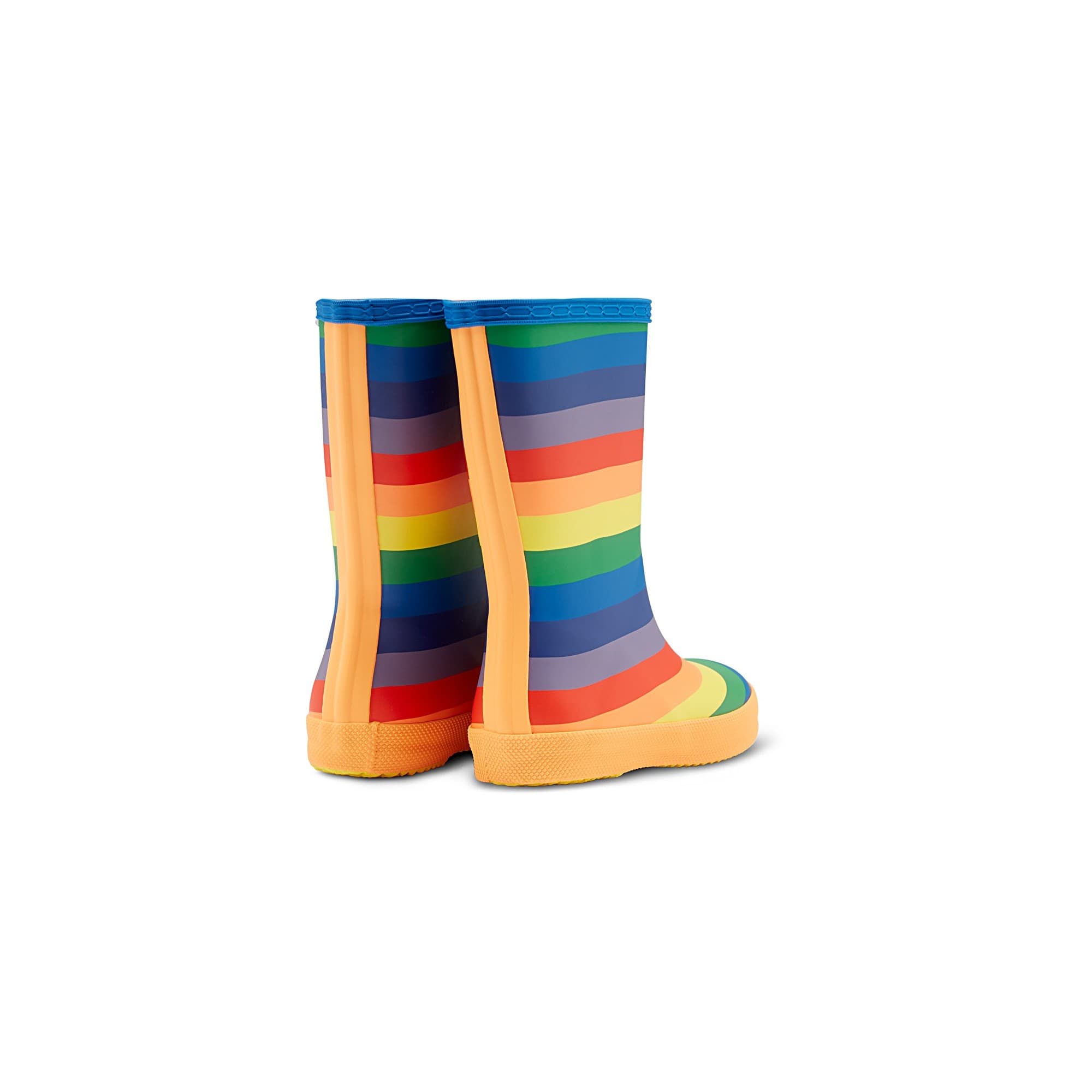 Hunter Original First Classic Rainbow Print Wellington Boots