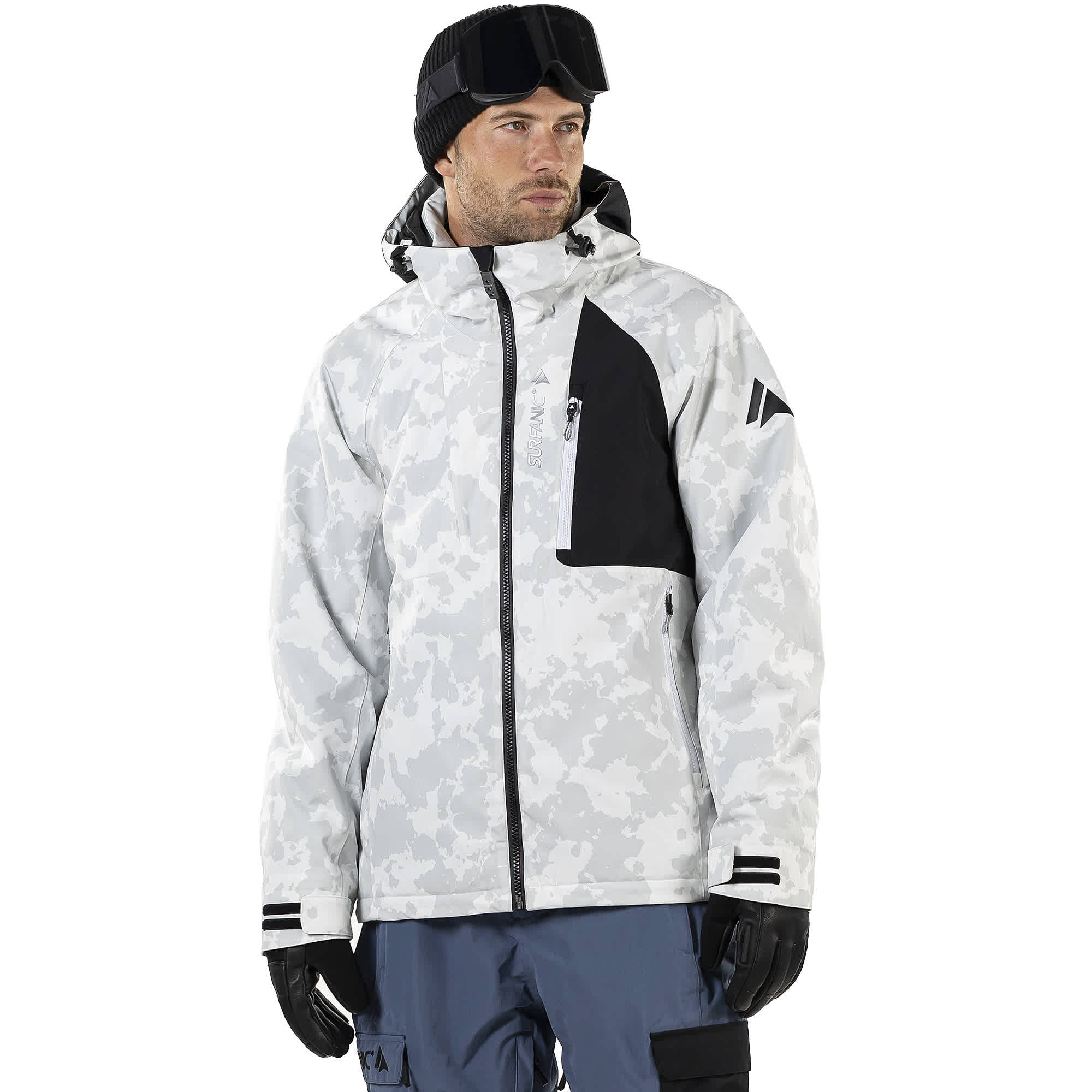Surfanic Orion 2.0 Map Mens Ski and Snowboard Jacket