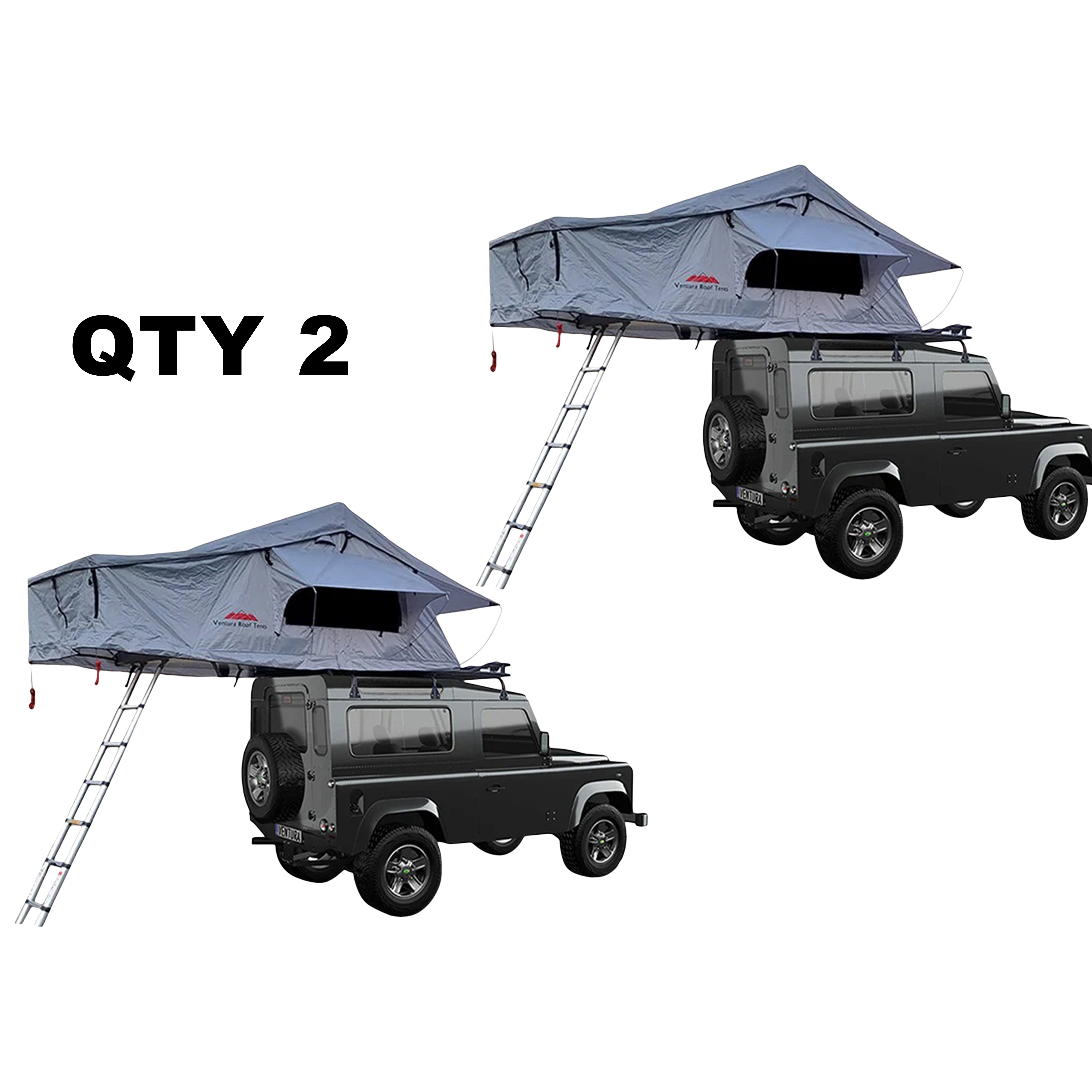 2X Extended Ventura Deluxe 1.4 Roof Top Tent