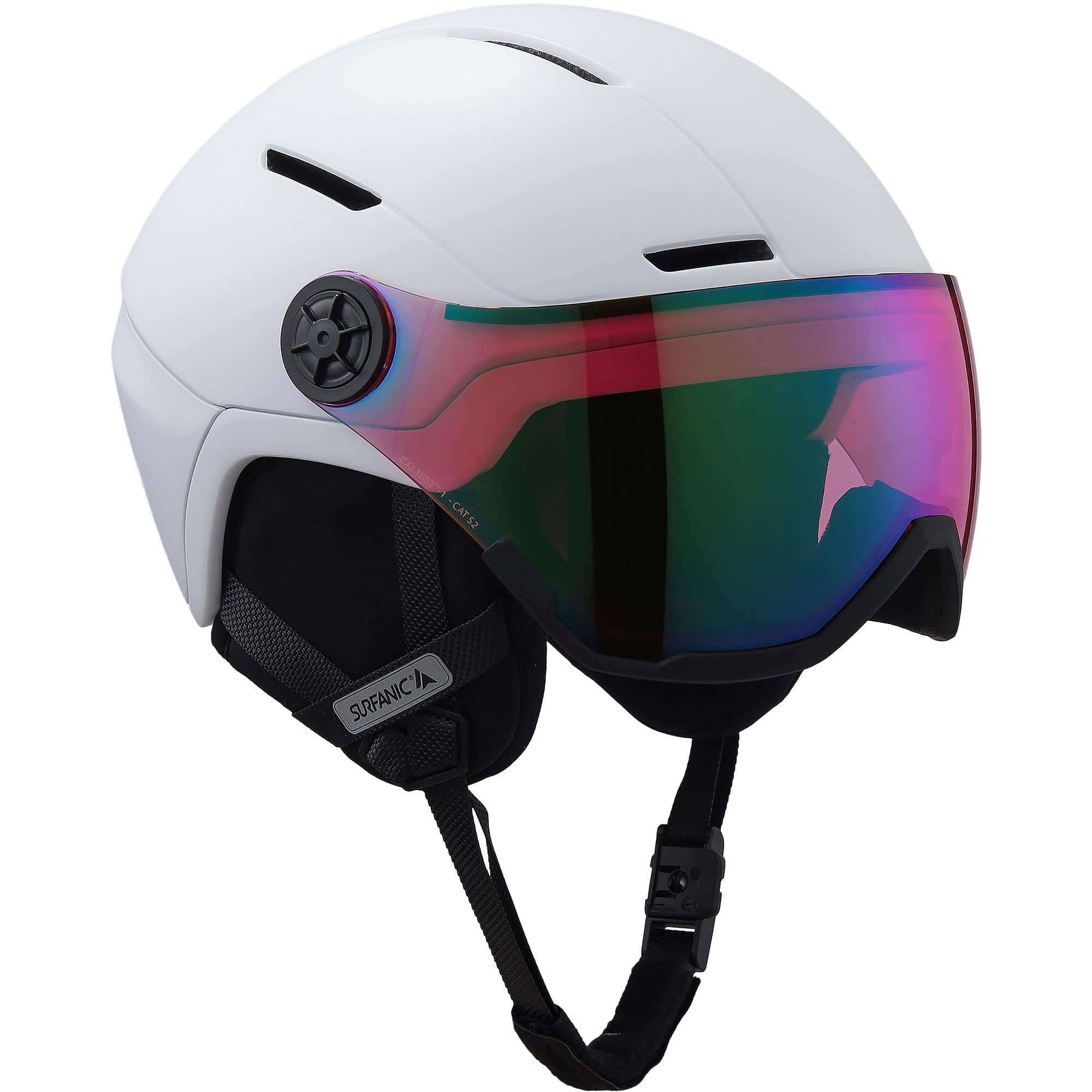 Surfanic Halo Visor Ski and Snowboard Helmet