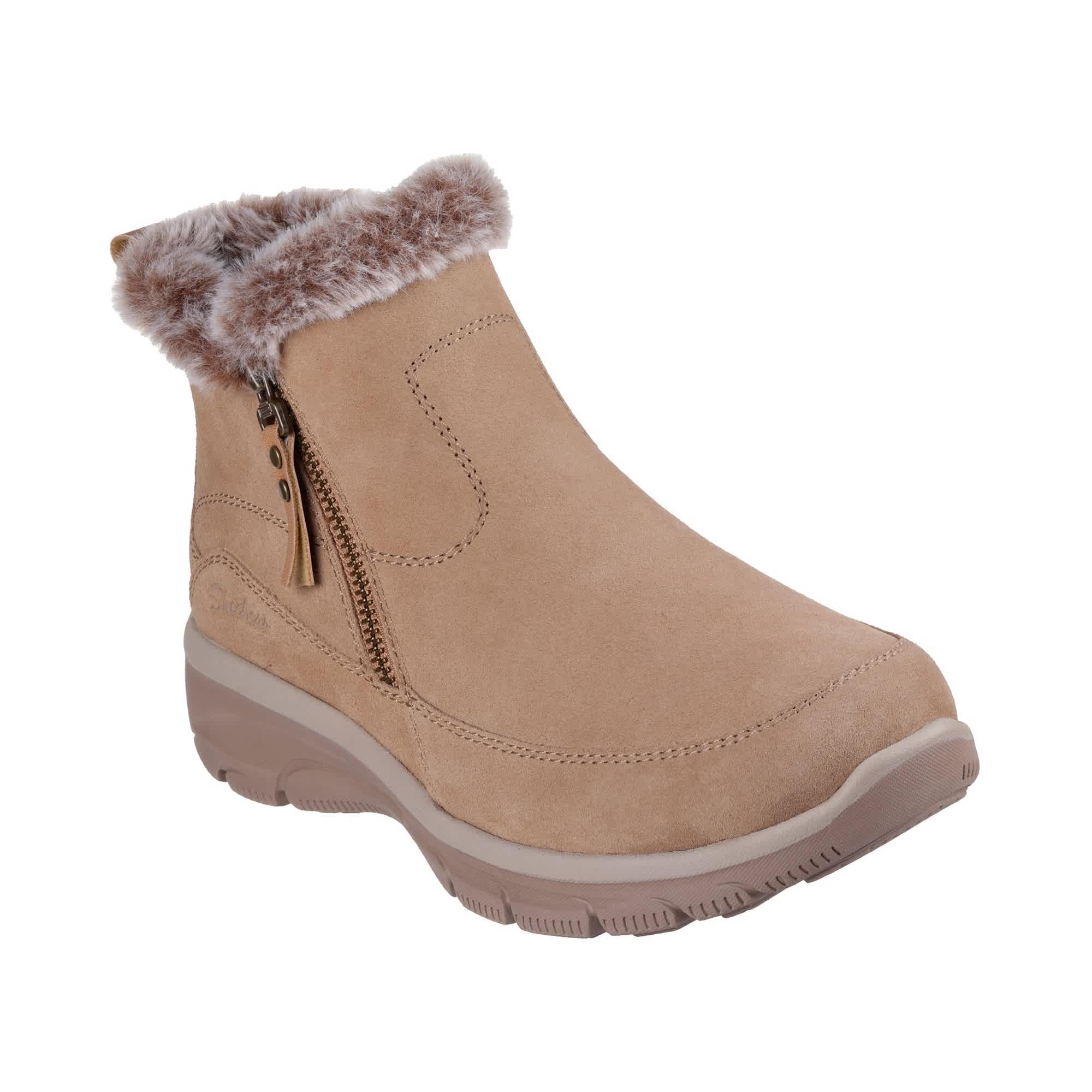 Skechers Easy Going Cool Zip! Women's Ankle Boots