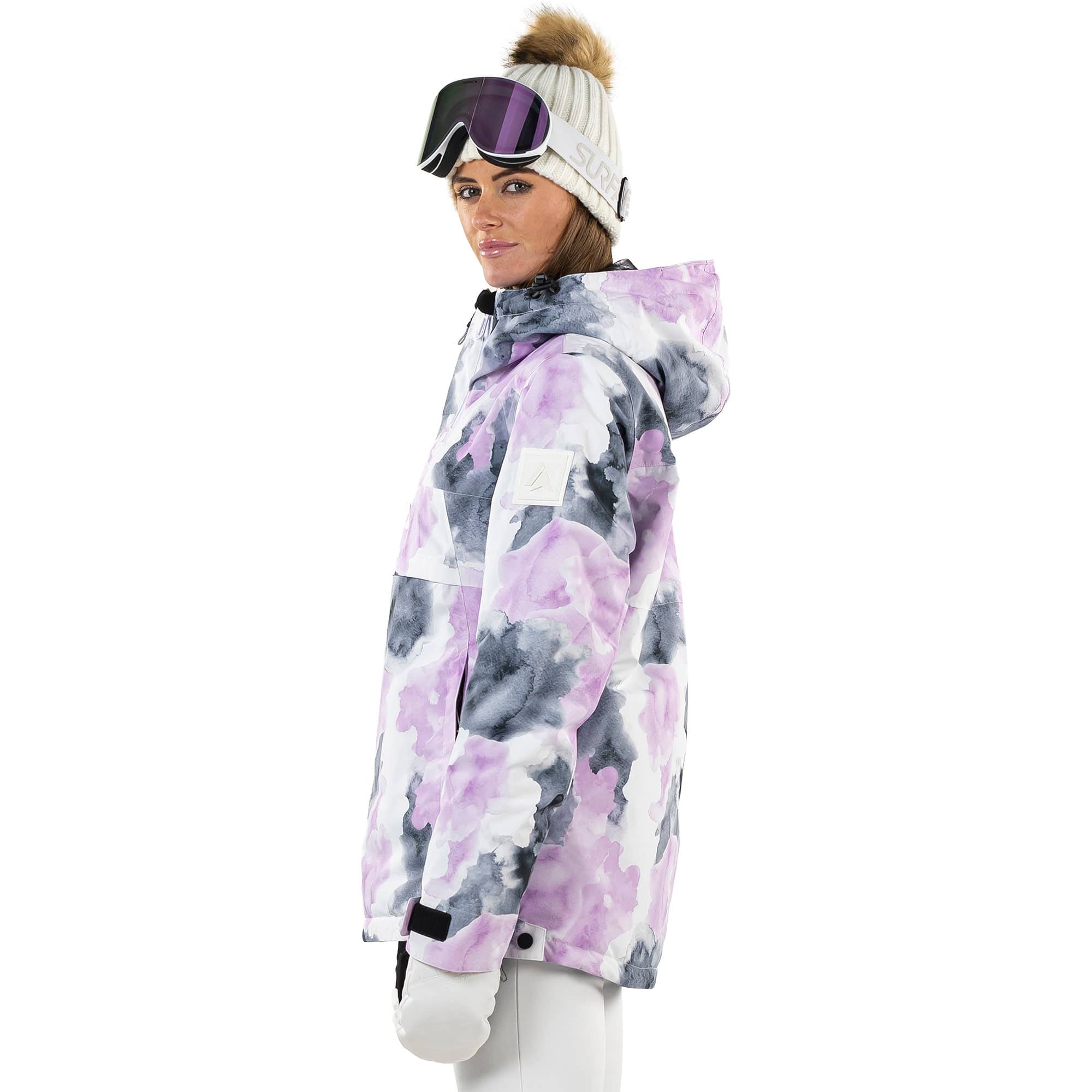 Surfanic Odyssey 2.0 Womens Ski and Snowboard Watercolour Jacket