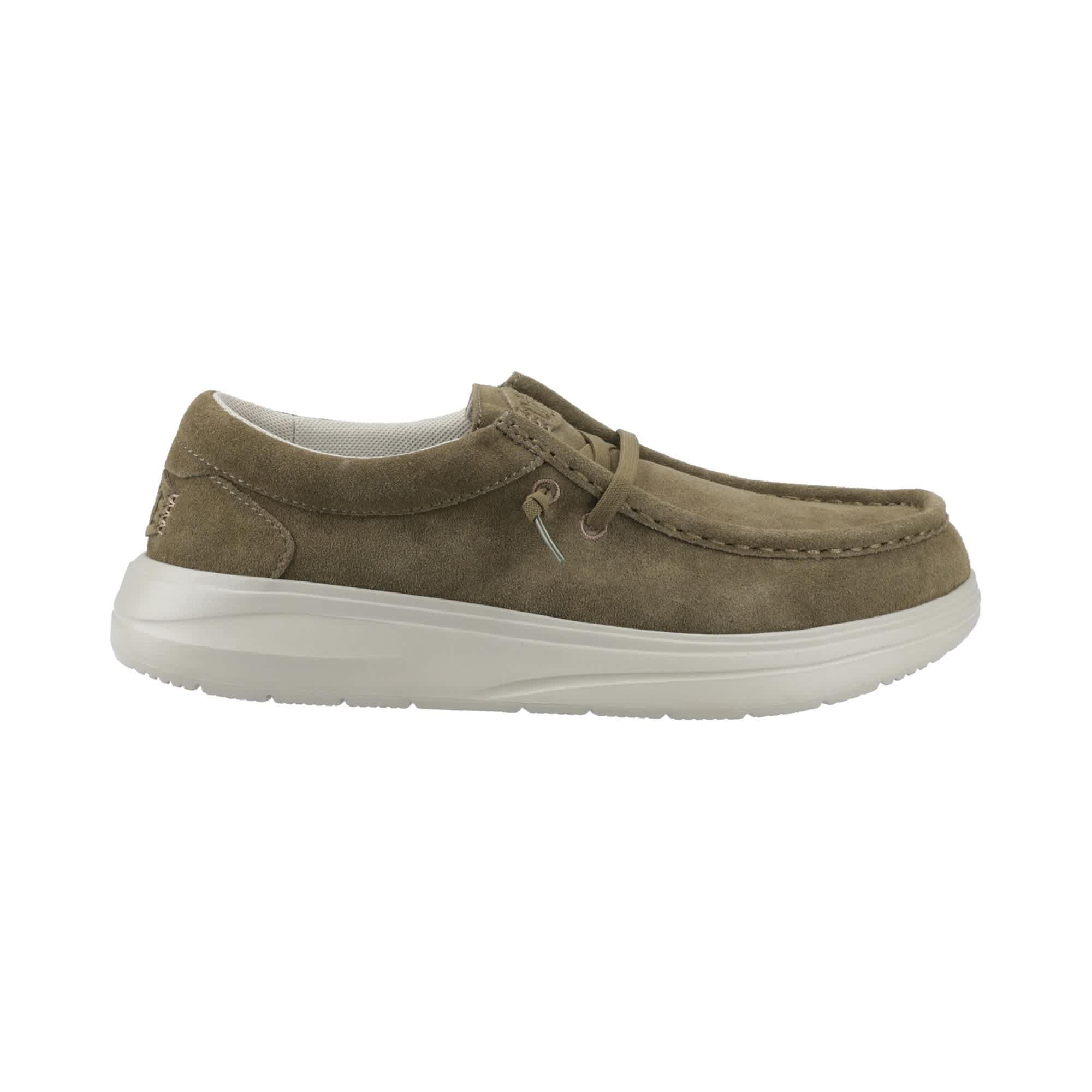 HEYDUDE Wally COMF Suede Slip on Shoe