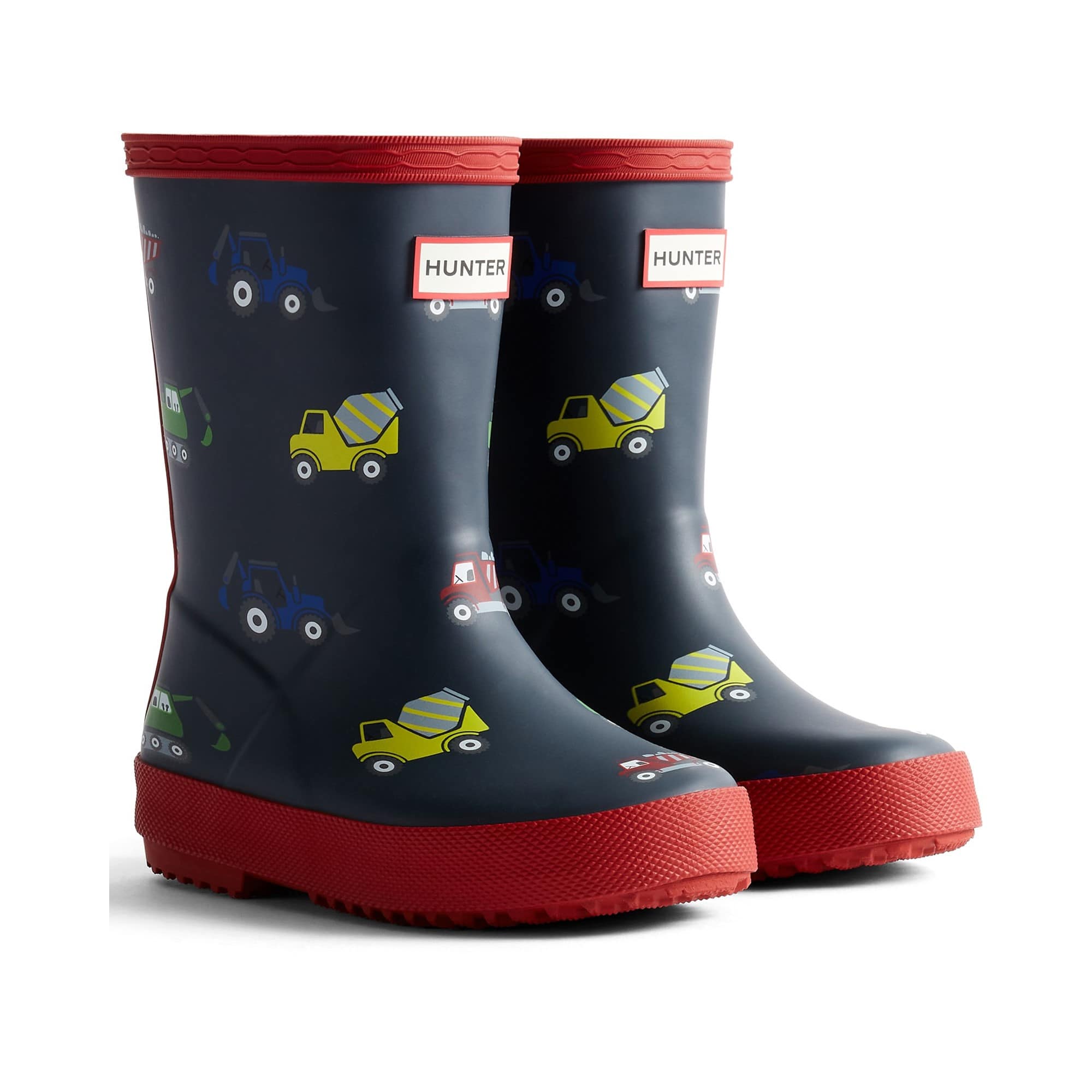Hunter Kids First Construction Print Boot