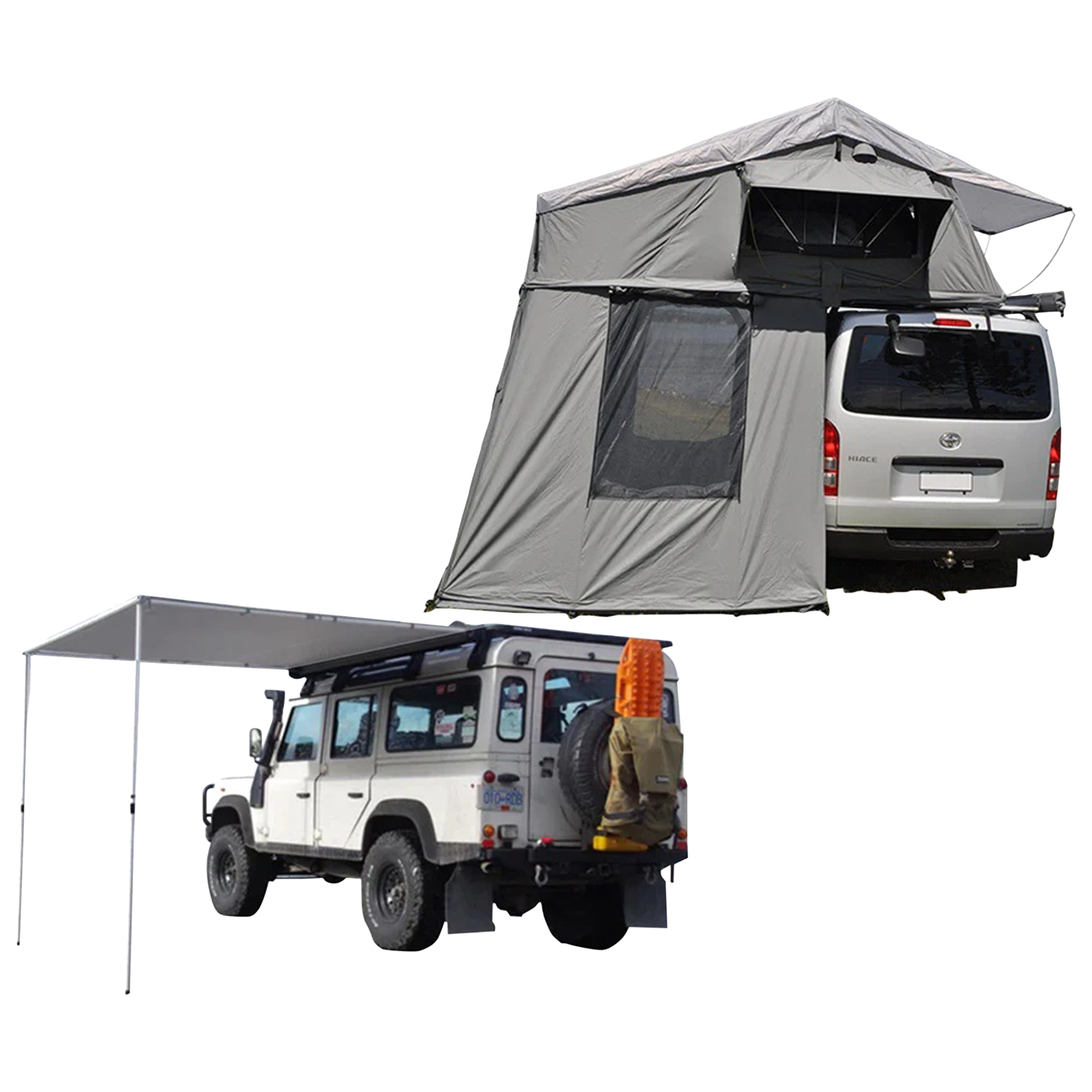 Extended Ventura Deluxe 1.4 Roof Top Tent + Annex + Side Awning
