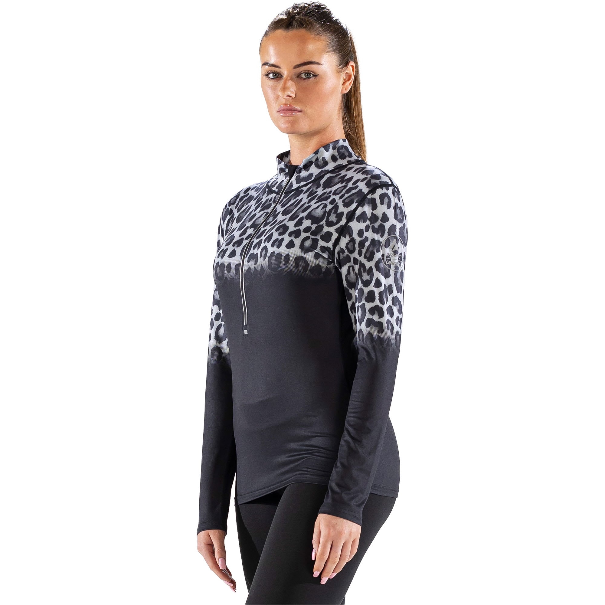 Womens Cozy Jag Zip Neck Long Sleeved Base Layer Top