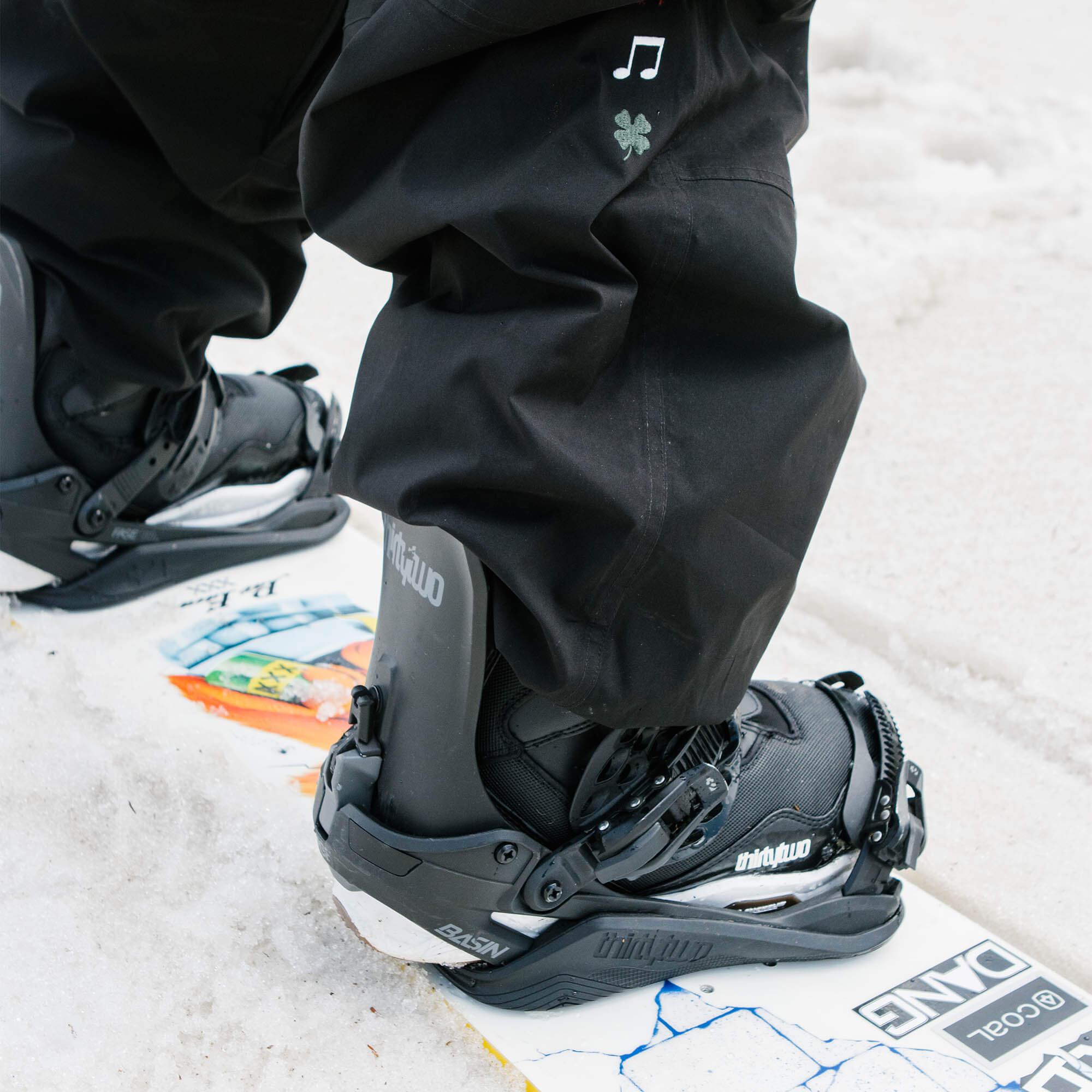 ThirtyTwo Basin FASE Public Step-In Snowboard Bindings