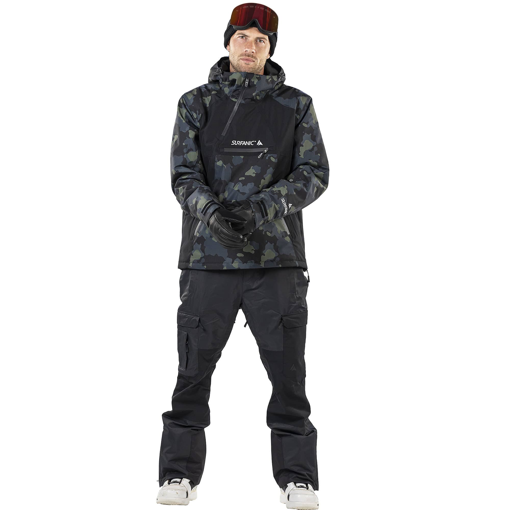 Surfanic Zero Camo Mens Ski and Snowboard Jacket