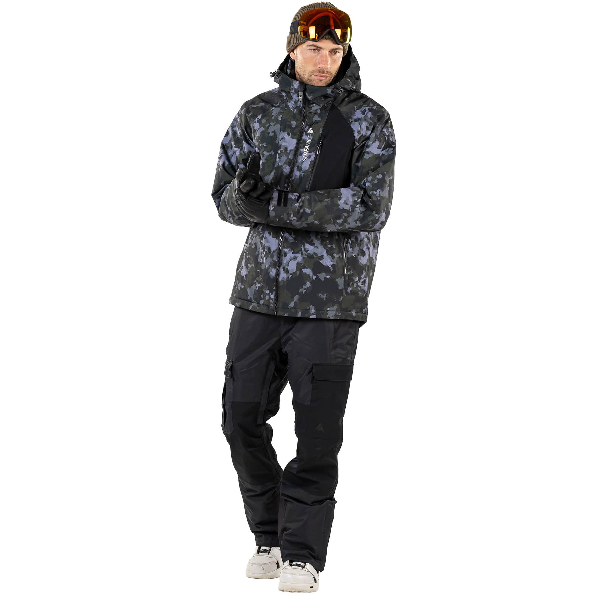 Surfanic Orion 2.0  Camo Mens Ski and Snowboard Jacket